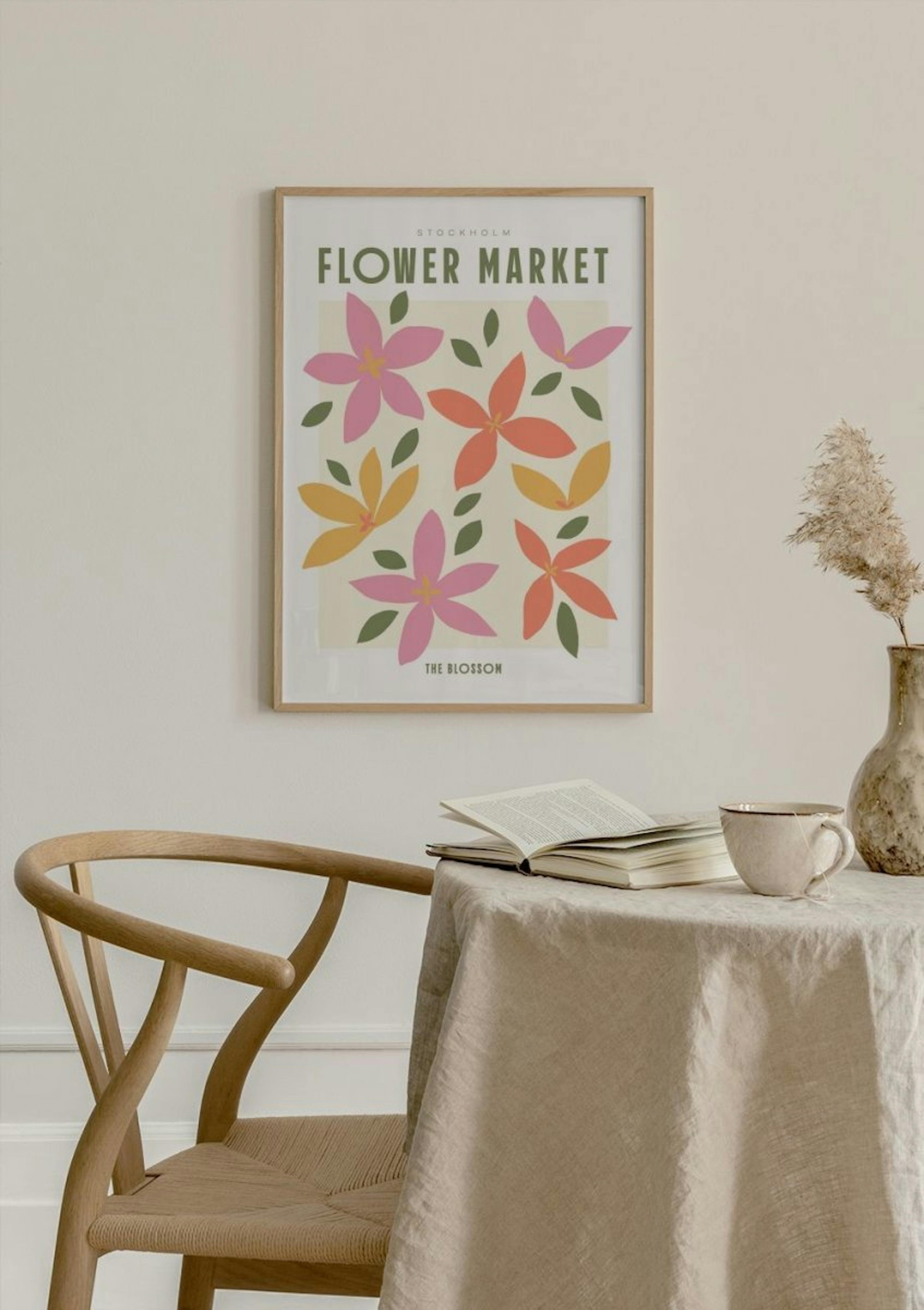 Květinový Trh - Květy Plakát thumbnail