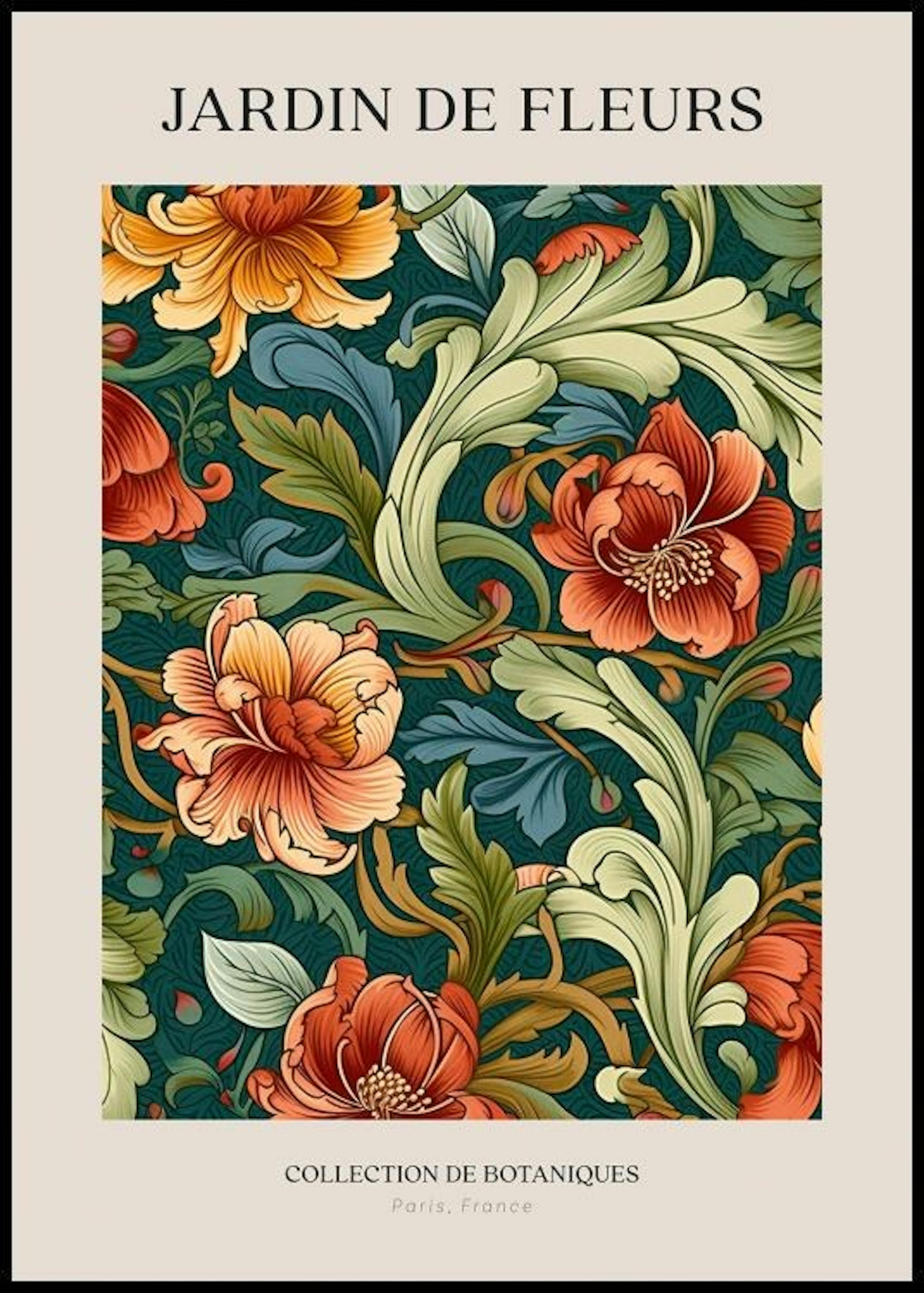 Jardin de Fleurs No1 Poster thumbnail