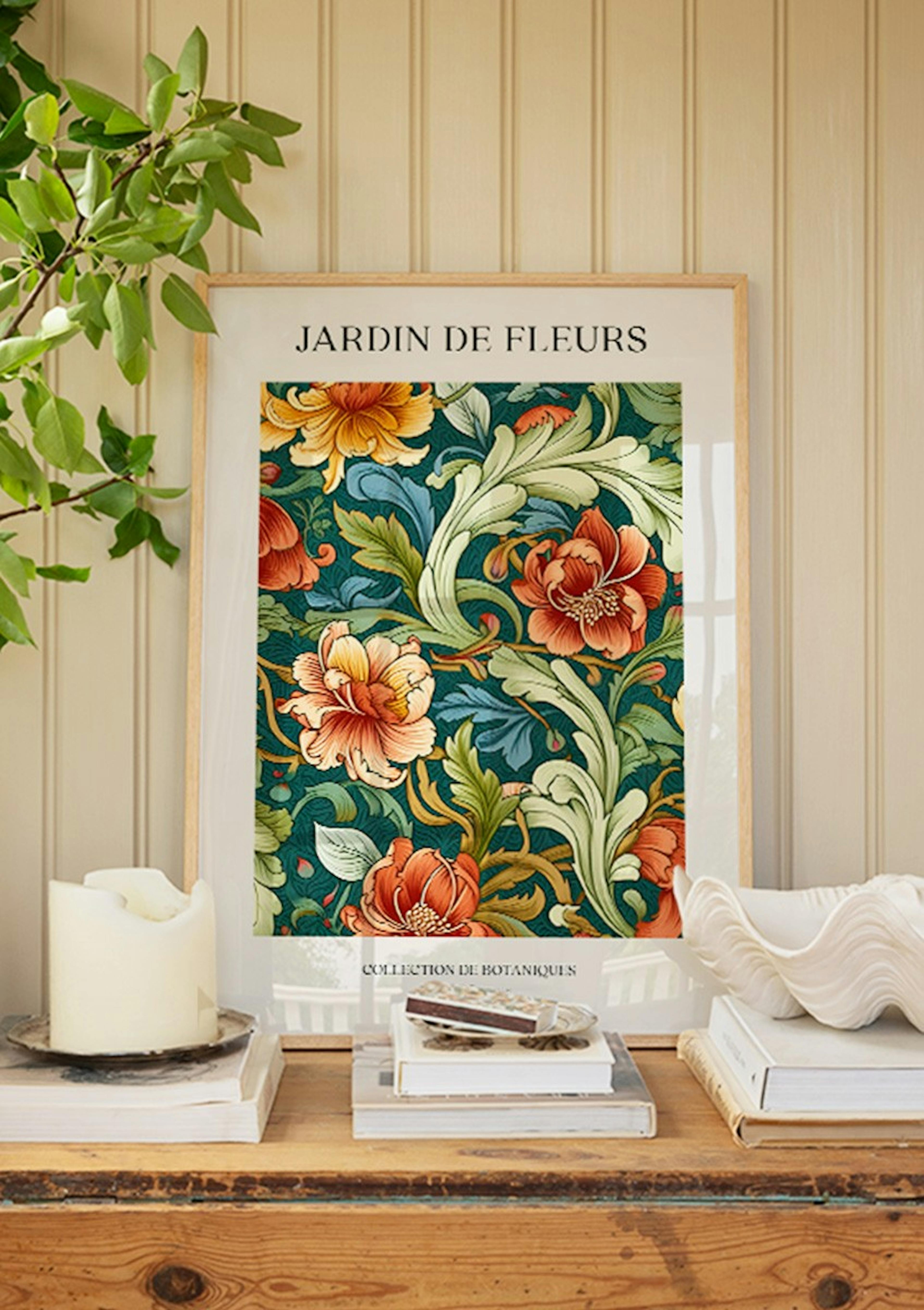 Jardin de Fleurs No1 Juliste thumbnail