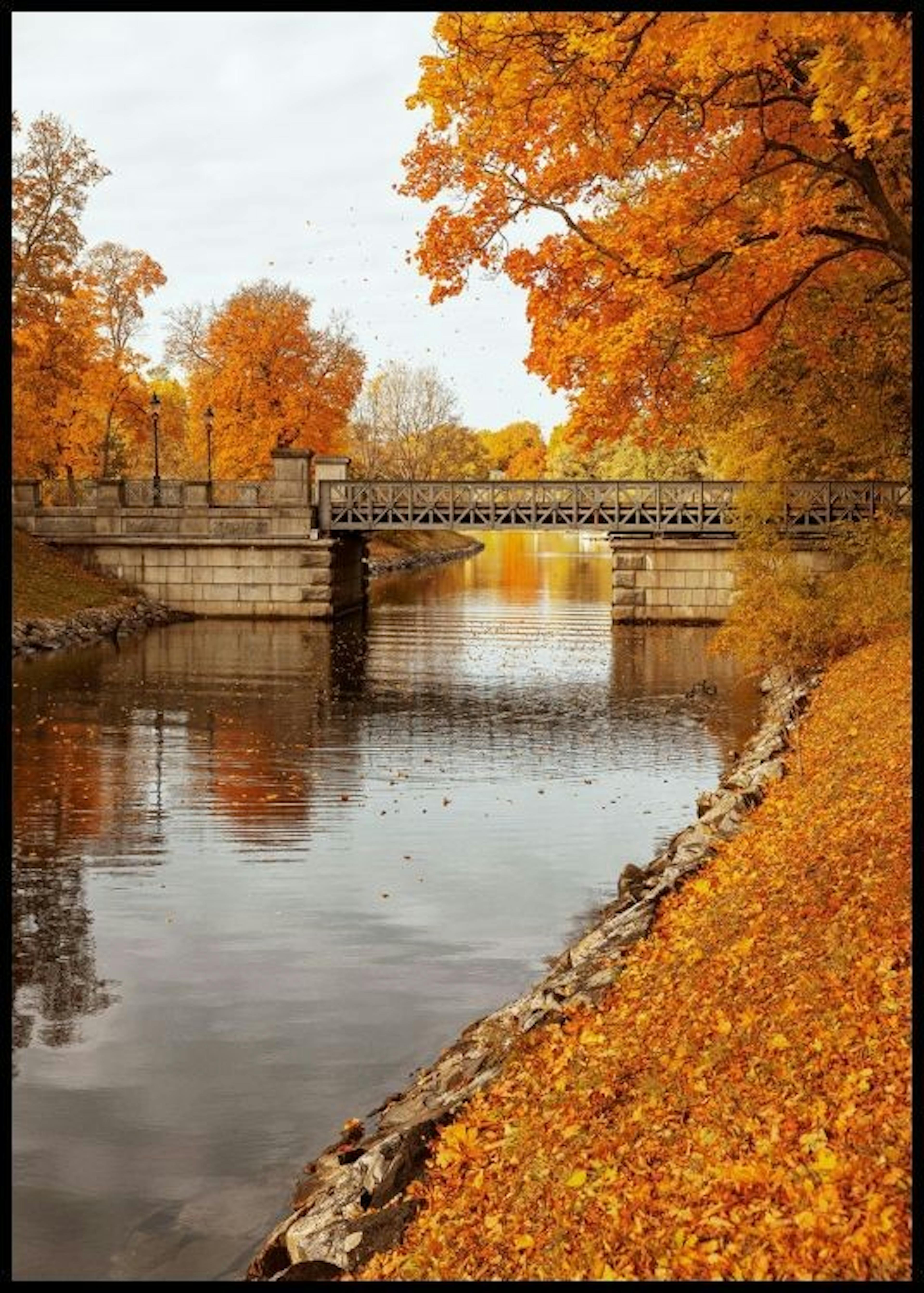 Autumnal Bridge Poster 0