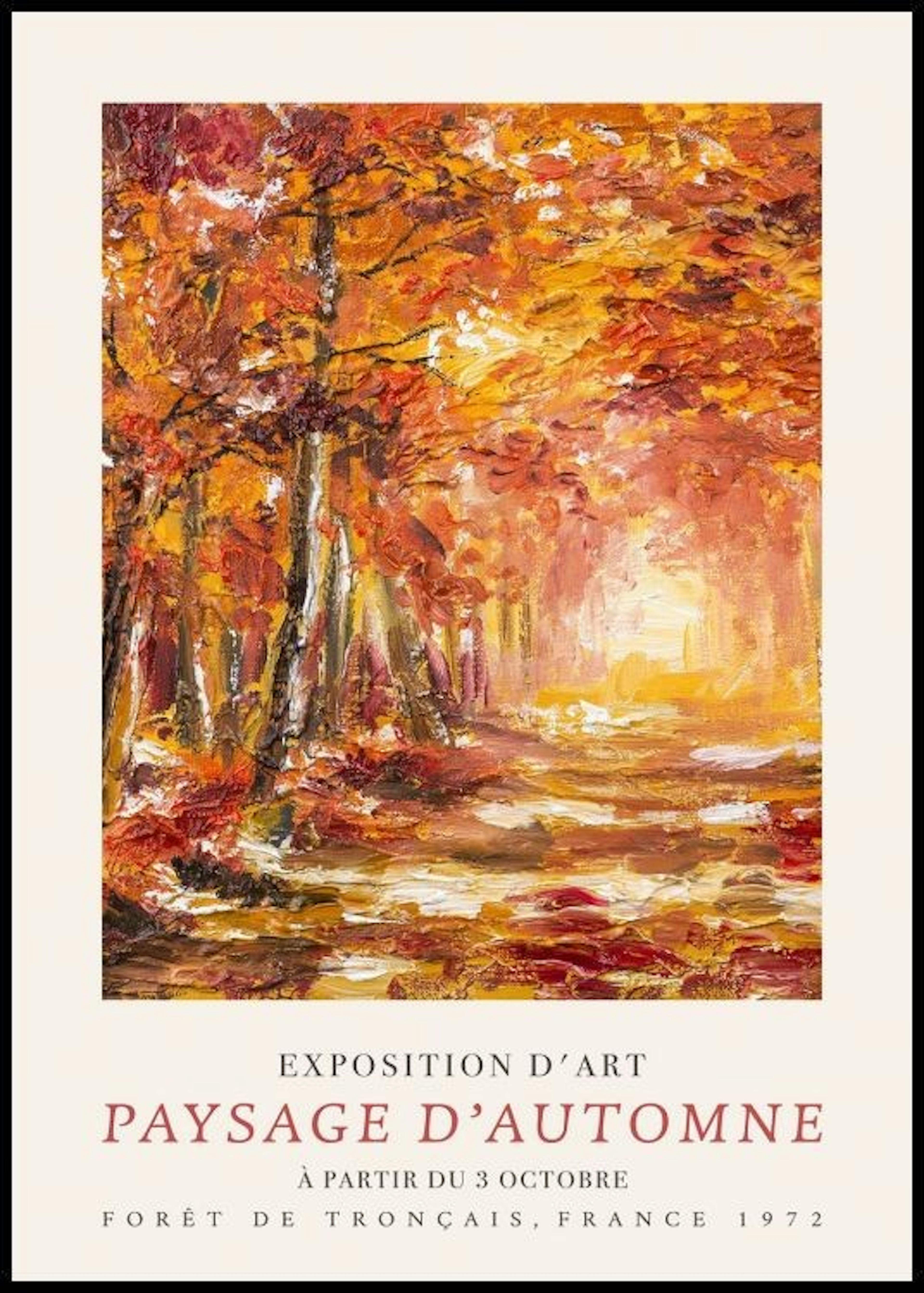 Paysage d’Automne No1 Plakat 0