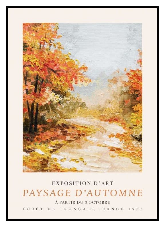 Paysage d’Automne No2 Plakat (50x70 cm) - Poster Store