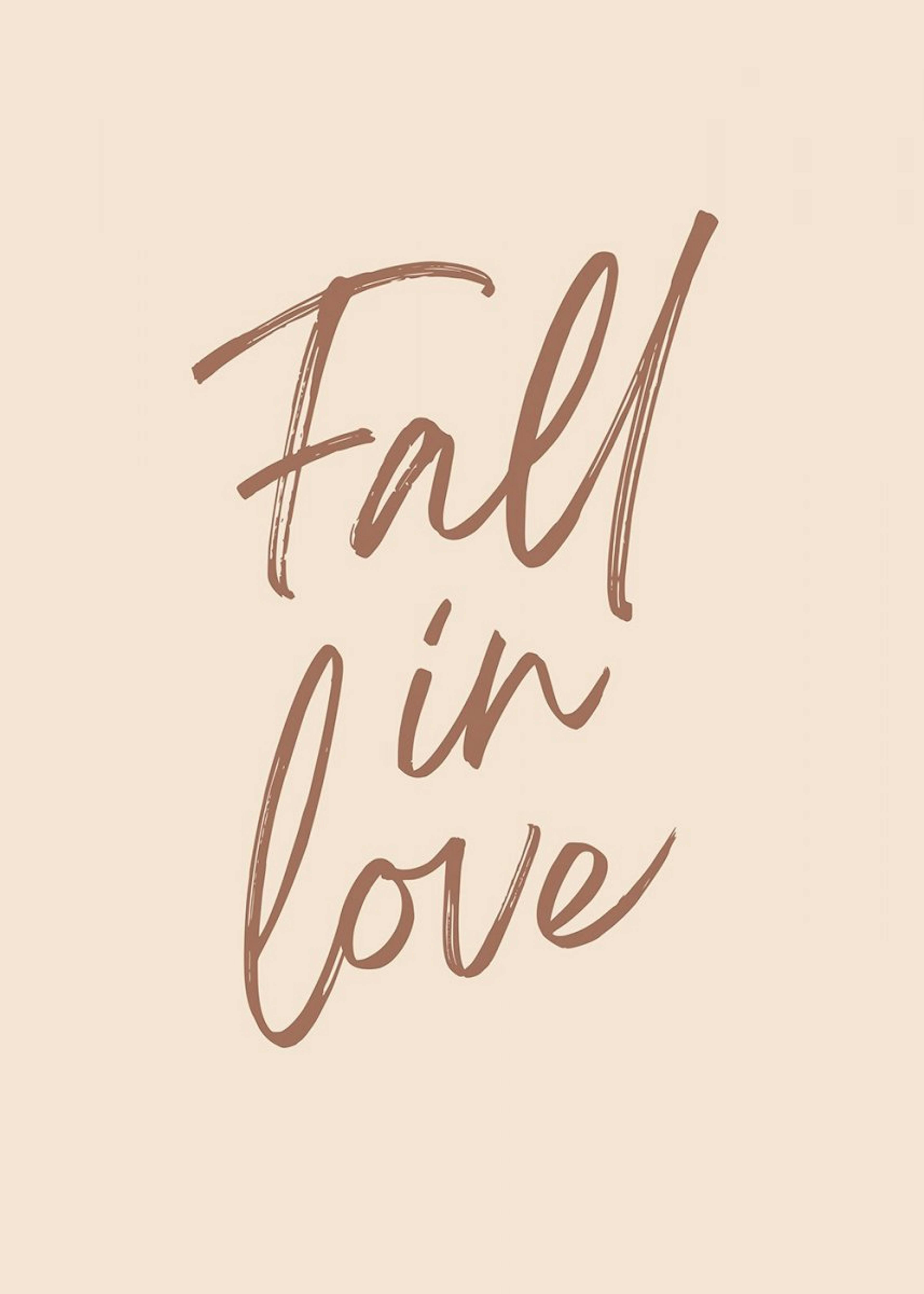 Fall in Love Script Póster 0