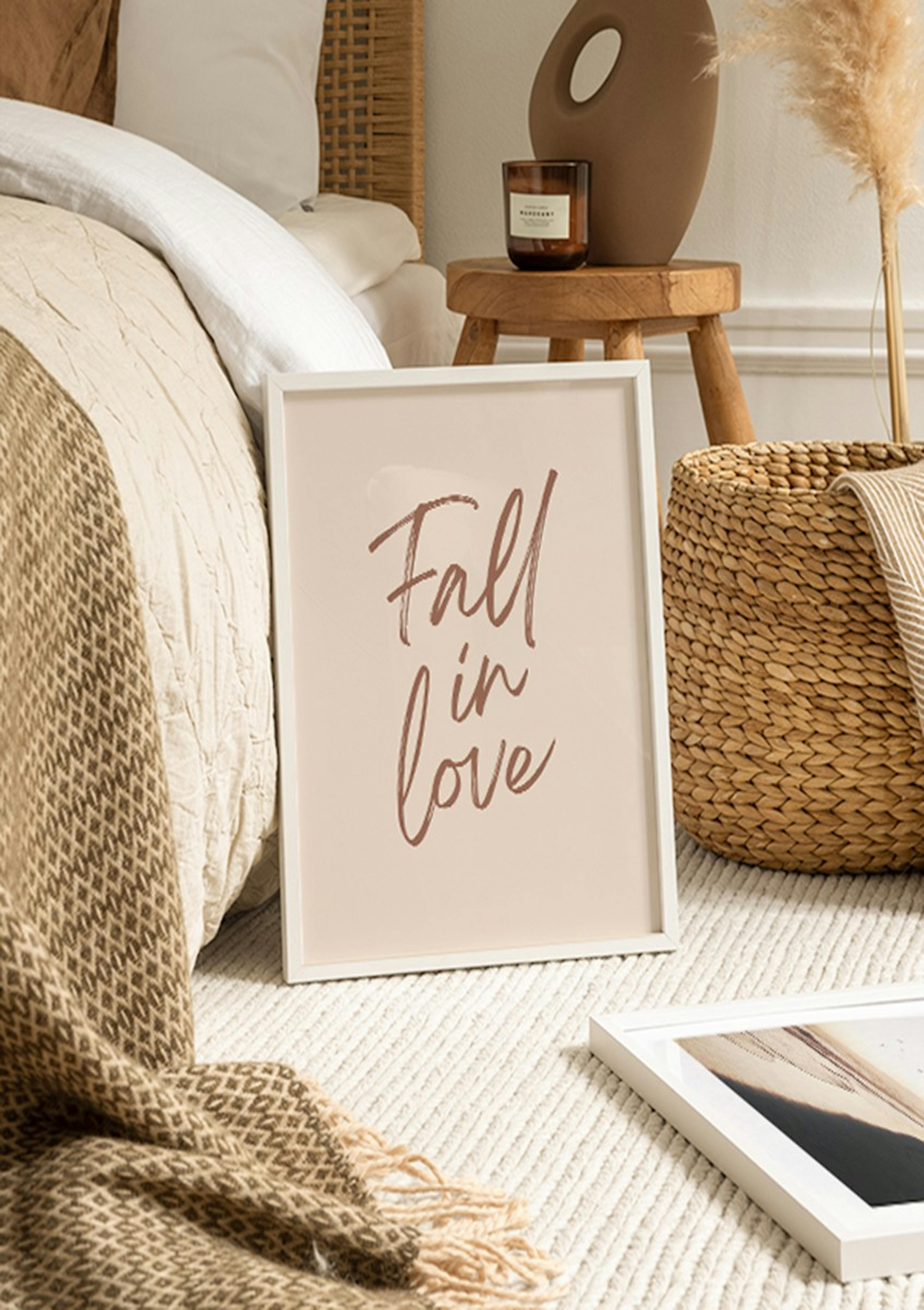 Fall in Love Schrift Poster thumbnail