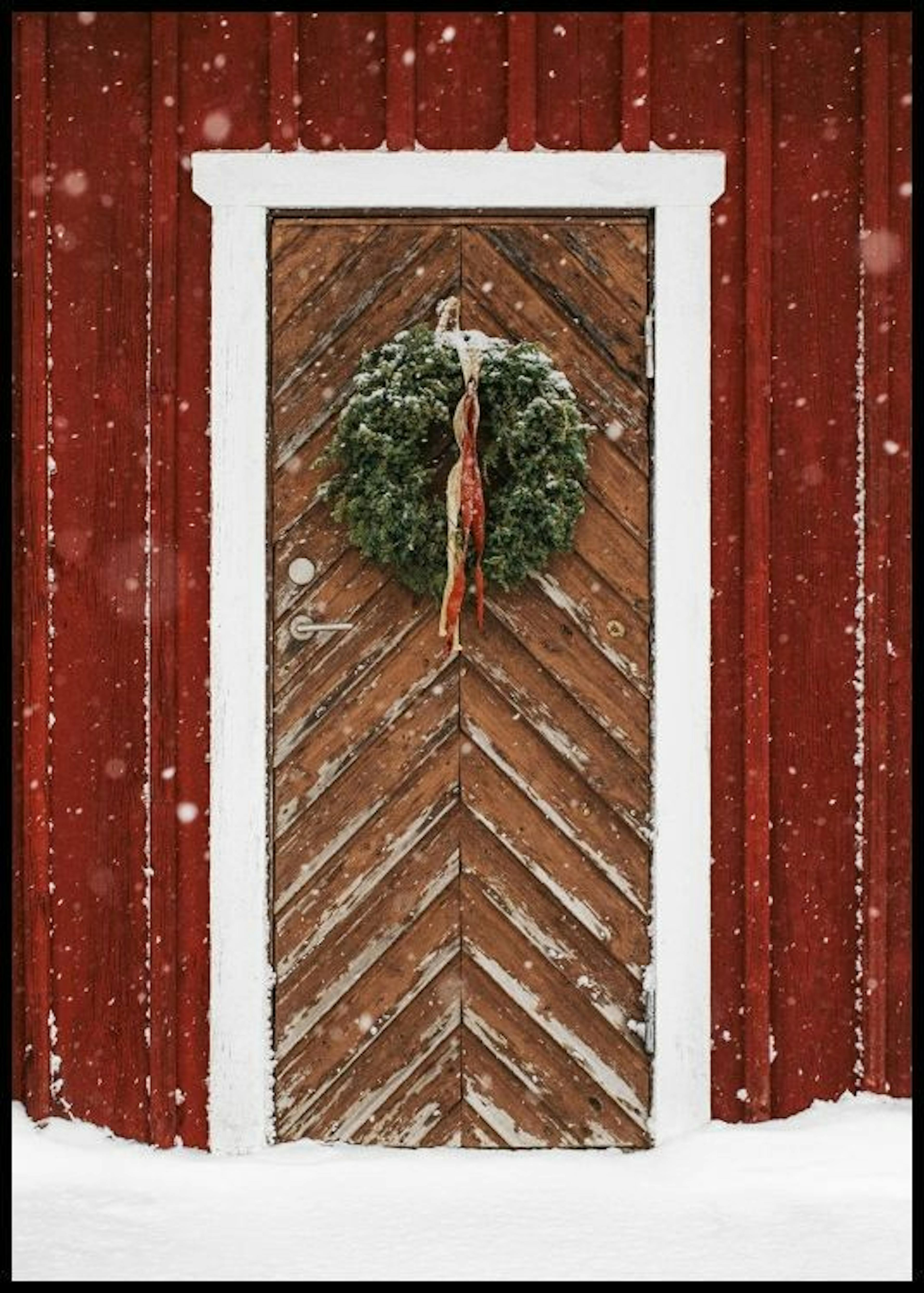 Snowy Door Poster 0