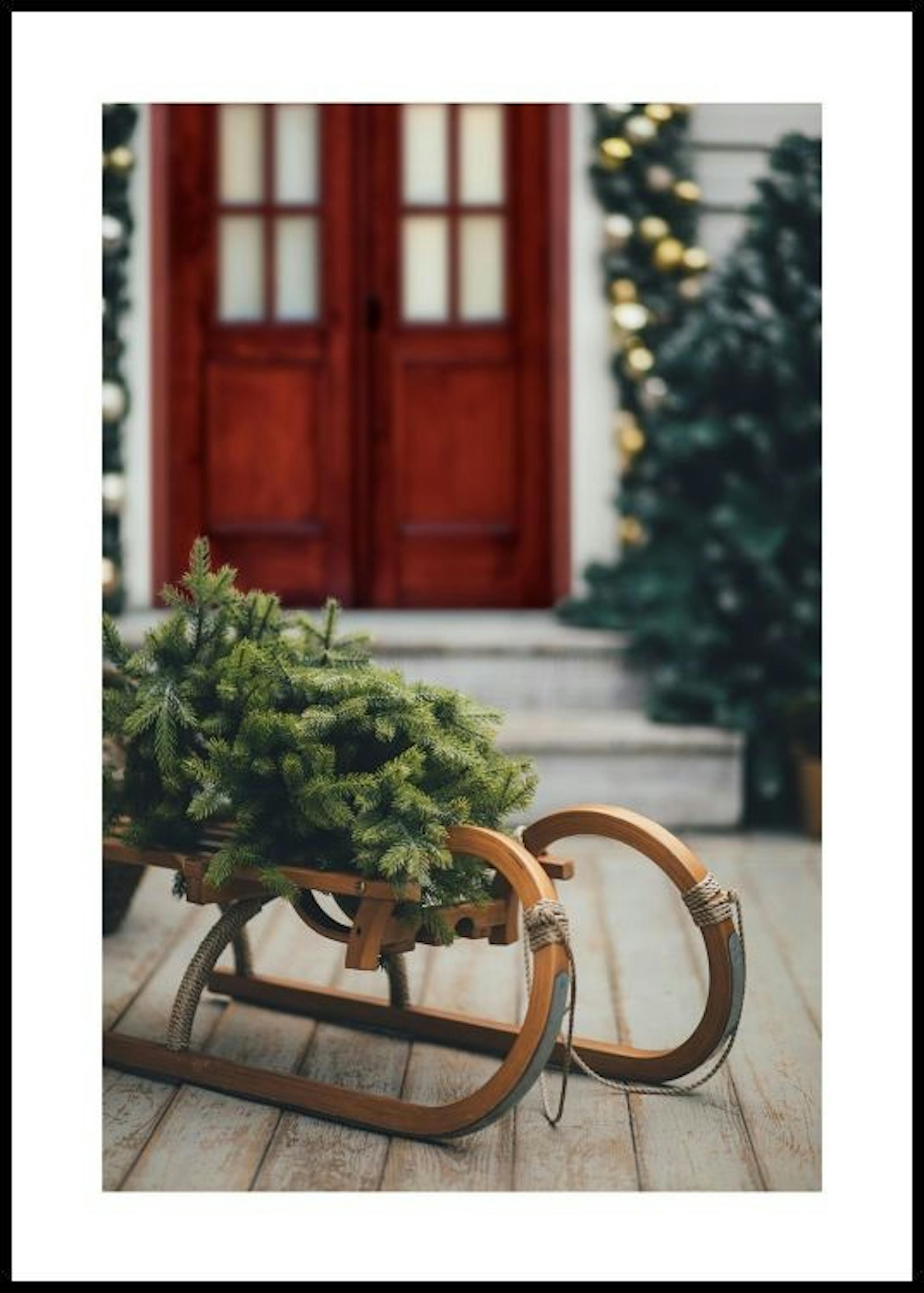 Wooden Sleigh Poster thumbnail