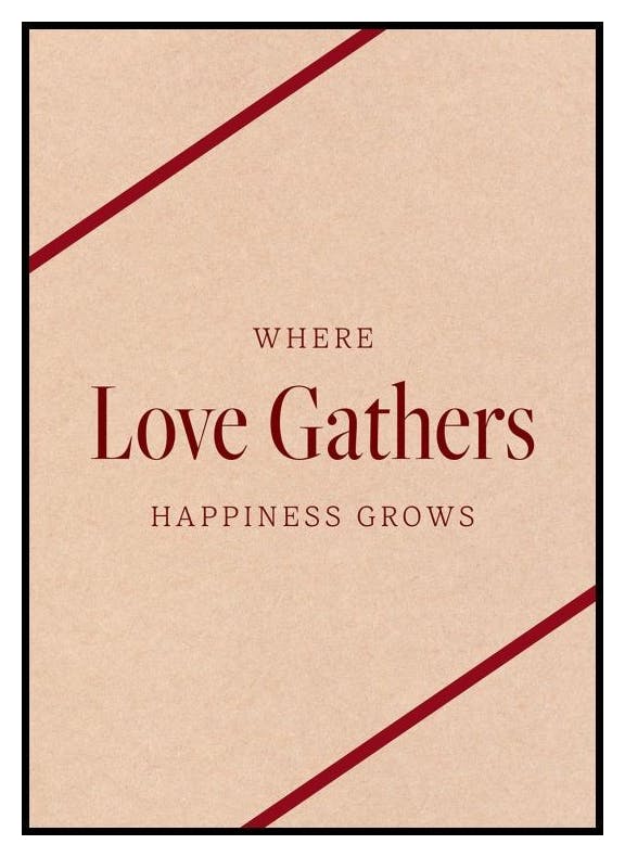 Love Gathers Poster (30x40 cm) - Poster Store
