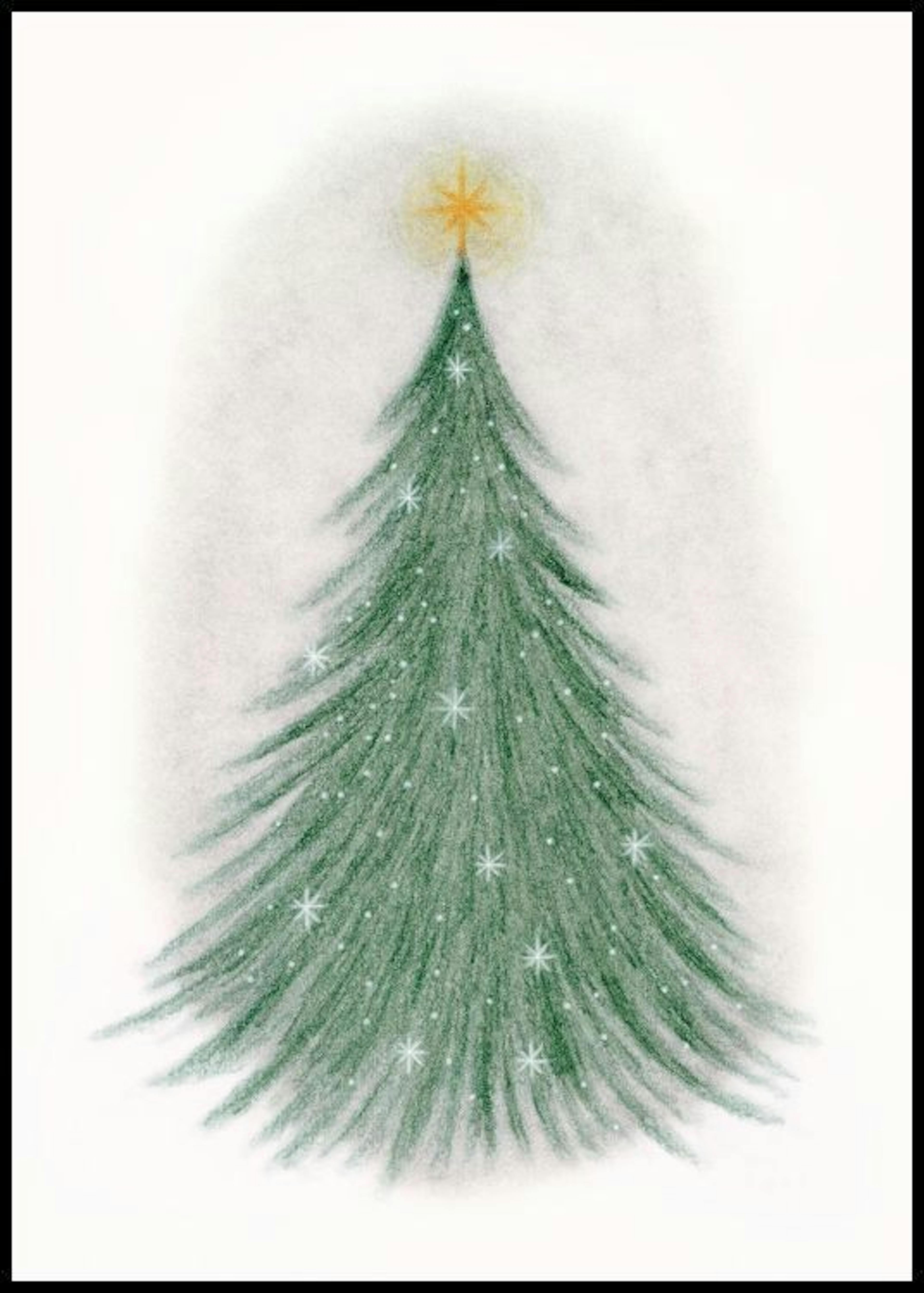 Sparkling Christmas Tree Poster thumbnail