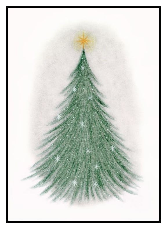 Albero di Natale Scintillante Poster (30x40 cm) - Poster Store