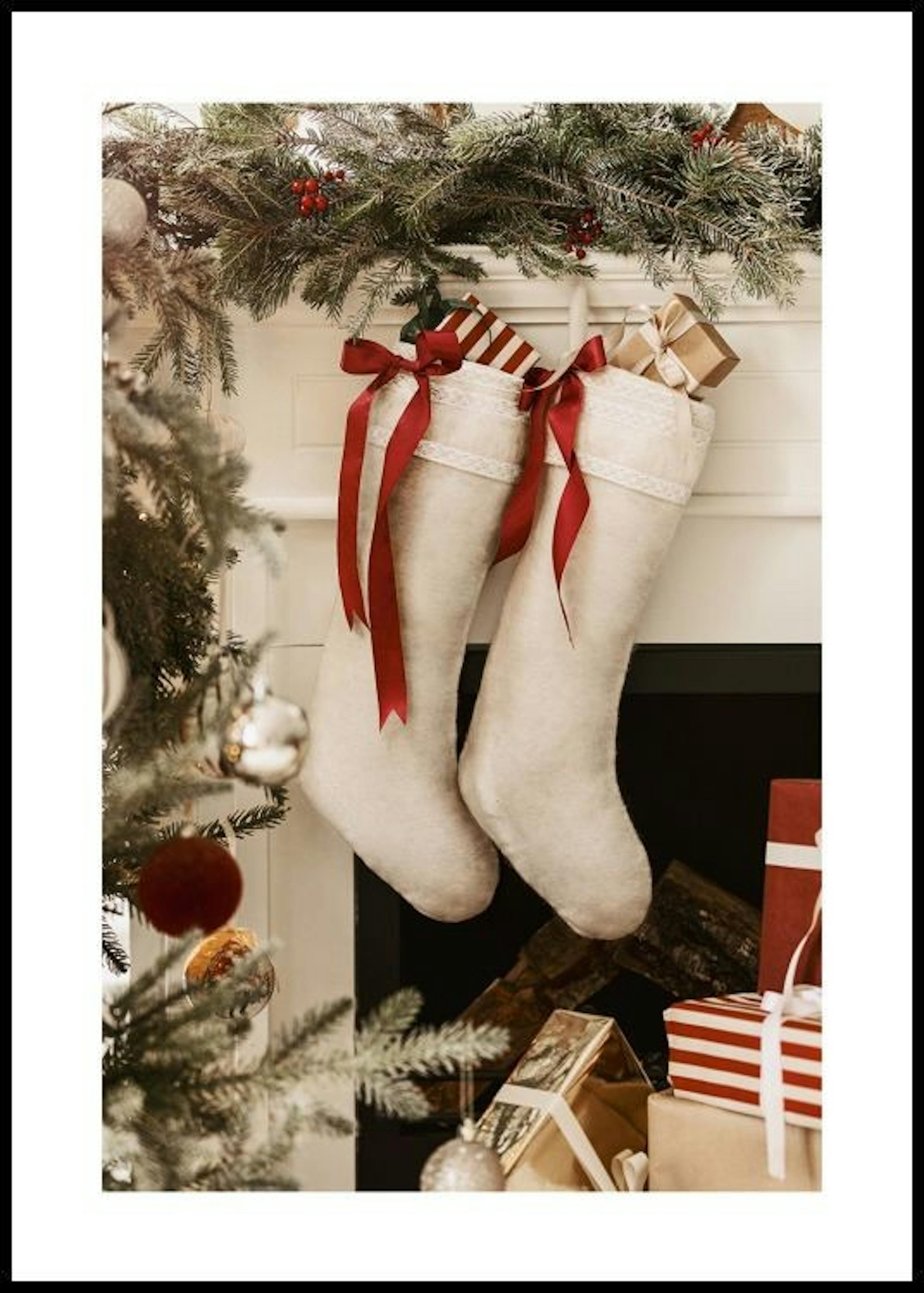 Calcetines de Navidad Póster 0