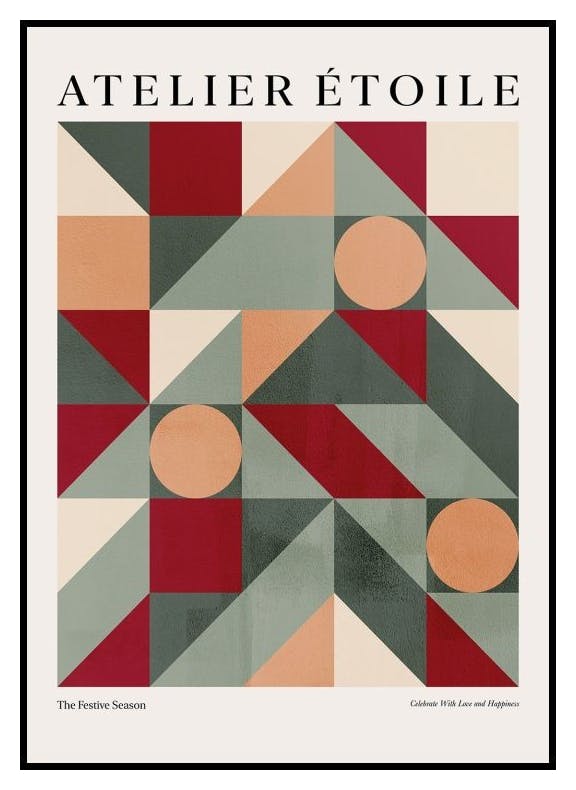 Albero di Natale Grafico Poster (70x100 cm) - Poster Store