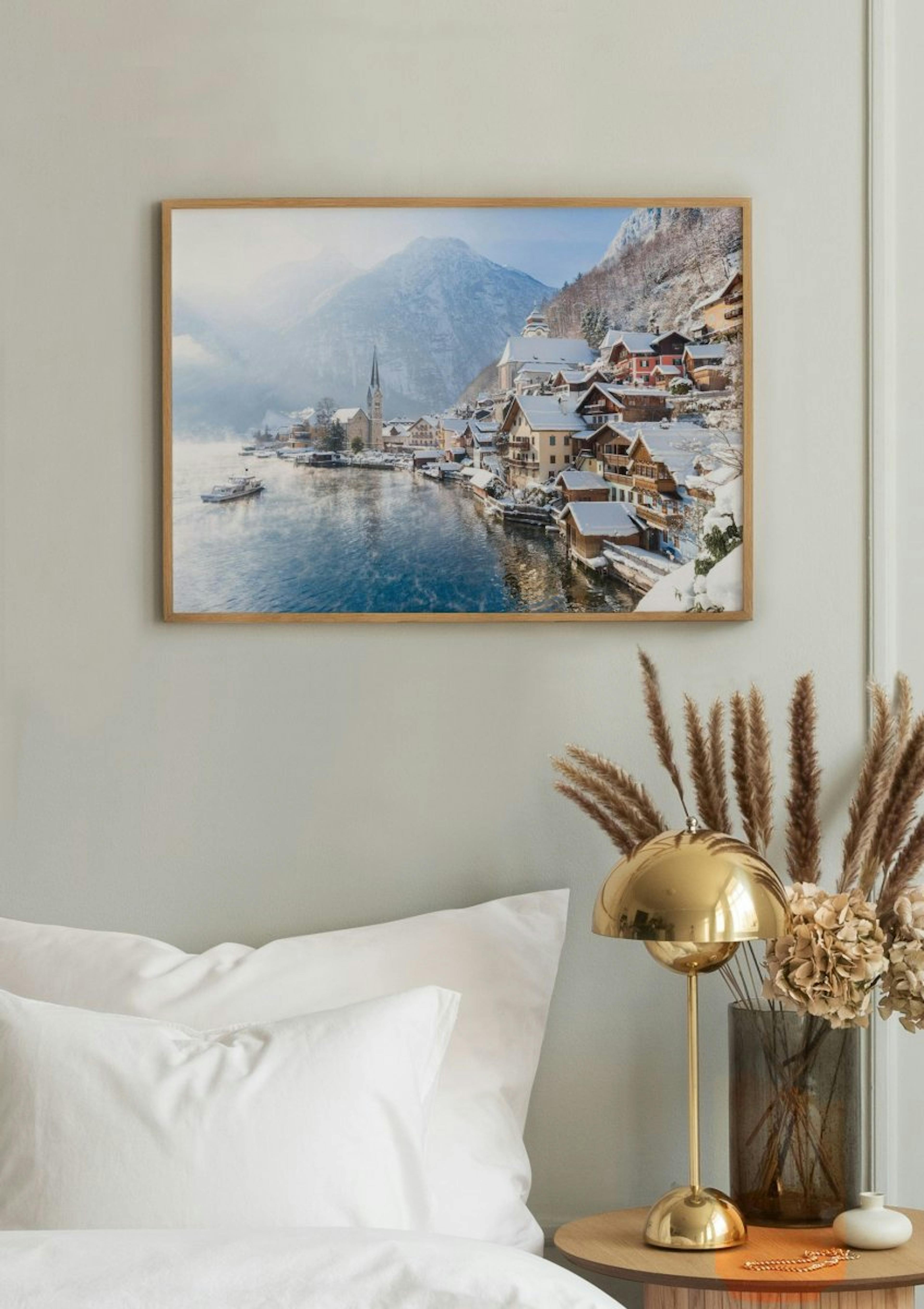 Winter in Hallstatt Poster thumbnail