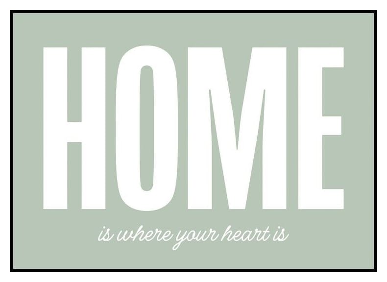 Home Poster (30x40 cm) - Poster Store