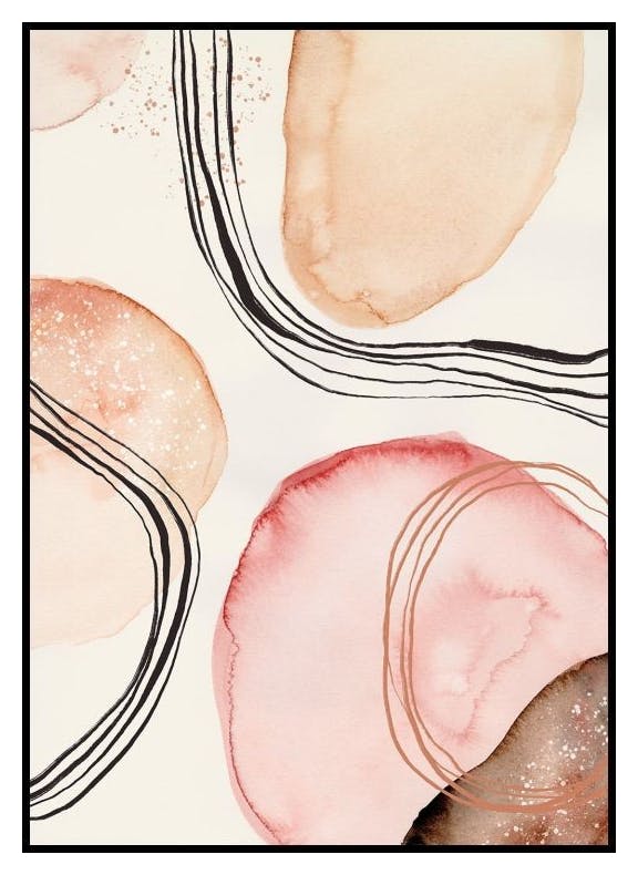 Abstract Earth Tones No1 Poszter (30x40 cm) - Poster Store