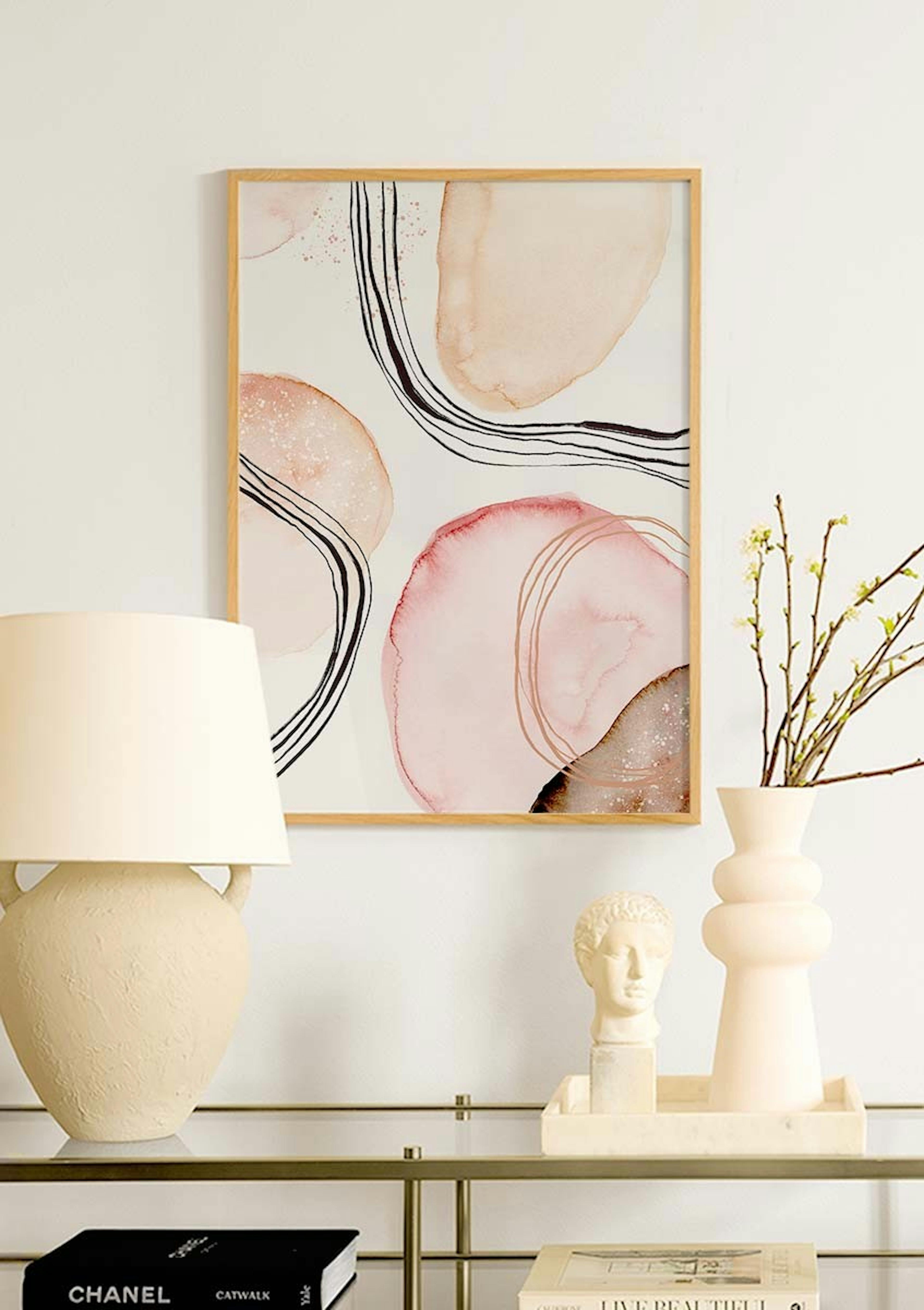 Abstract Earth Tones No1 Poster thumbnail