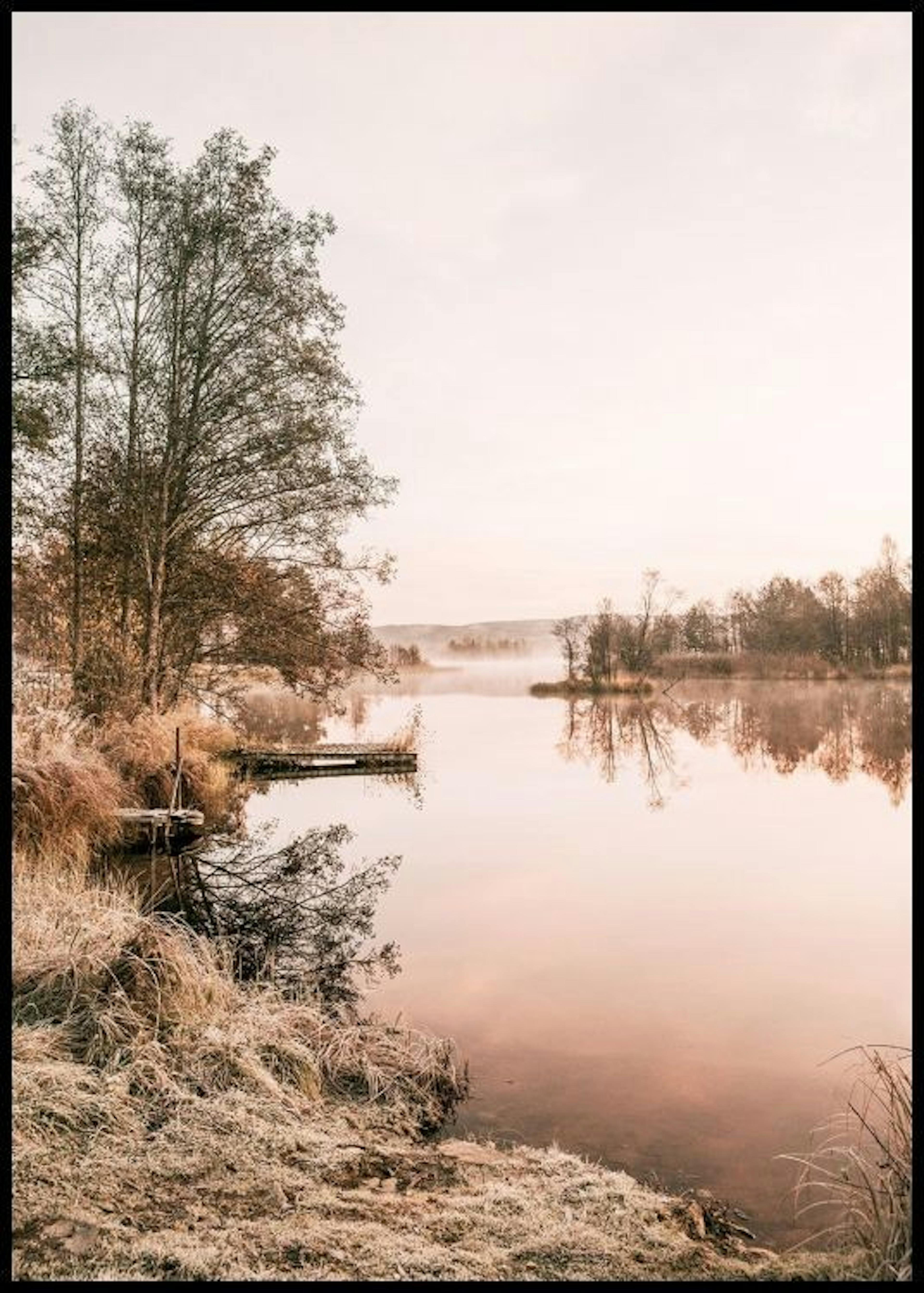 Sonnenaufgang Landschaft Poster thumbnail