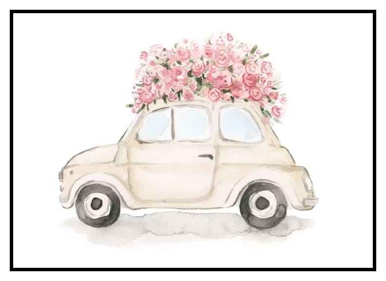 Flower Delivery Poster (30x40 cm) - Poster Store