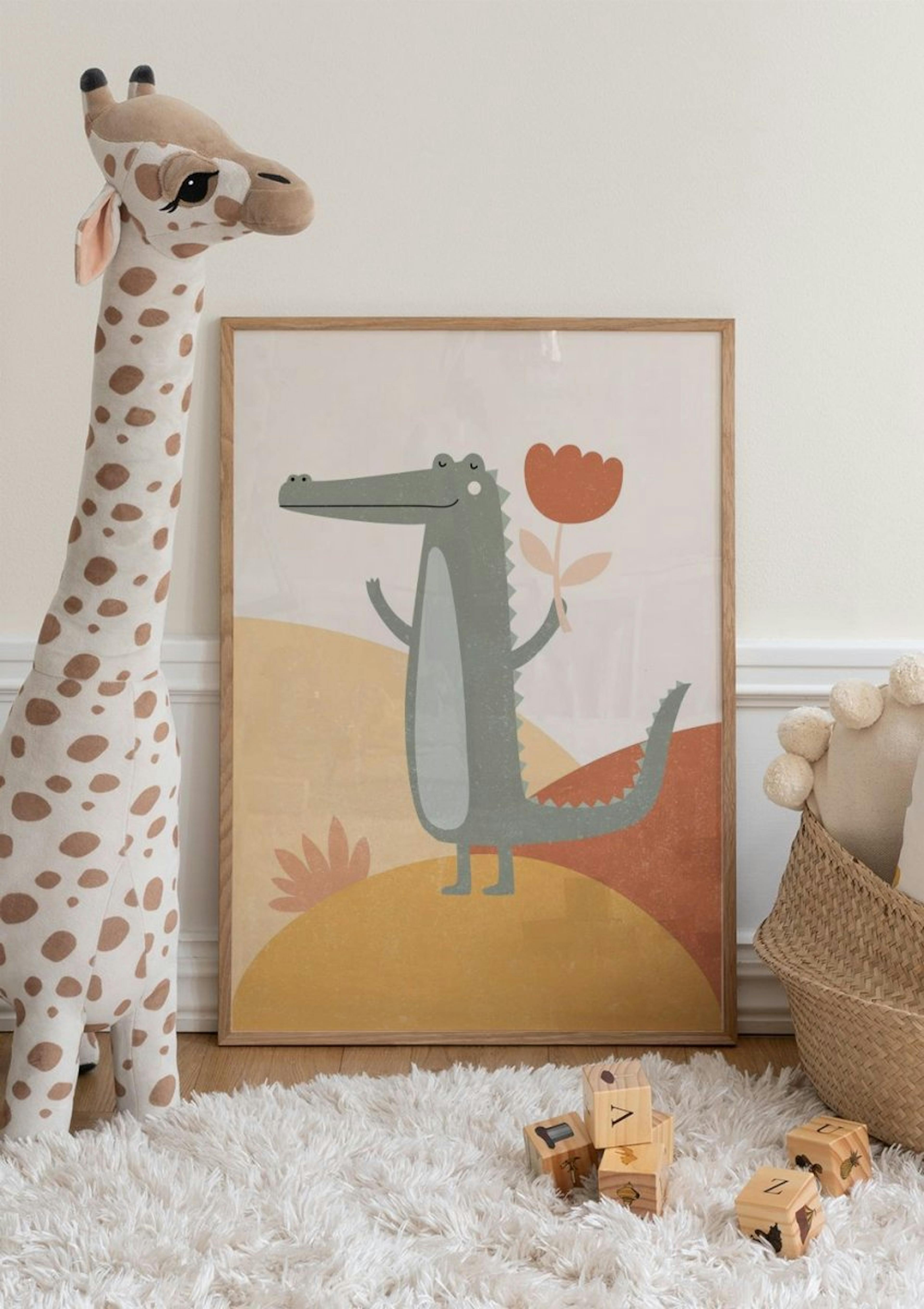 Cheerful Crocodile Poster thumbnail