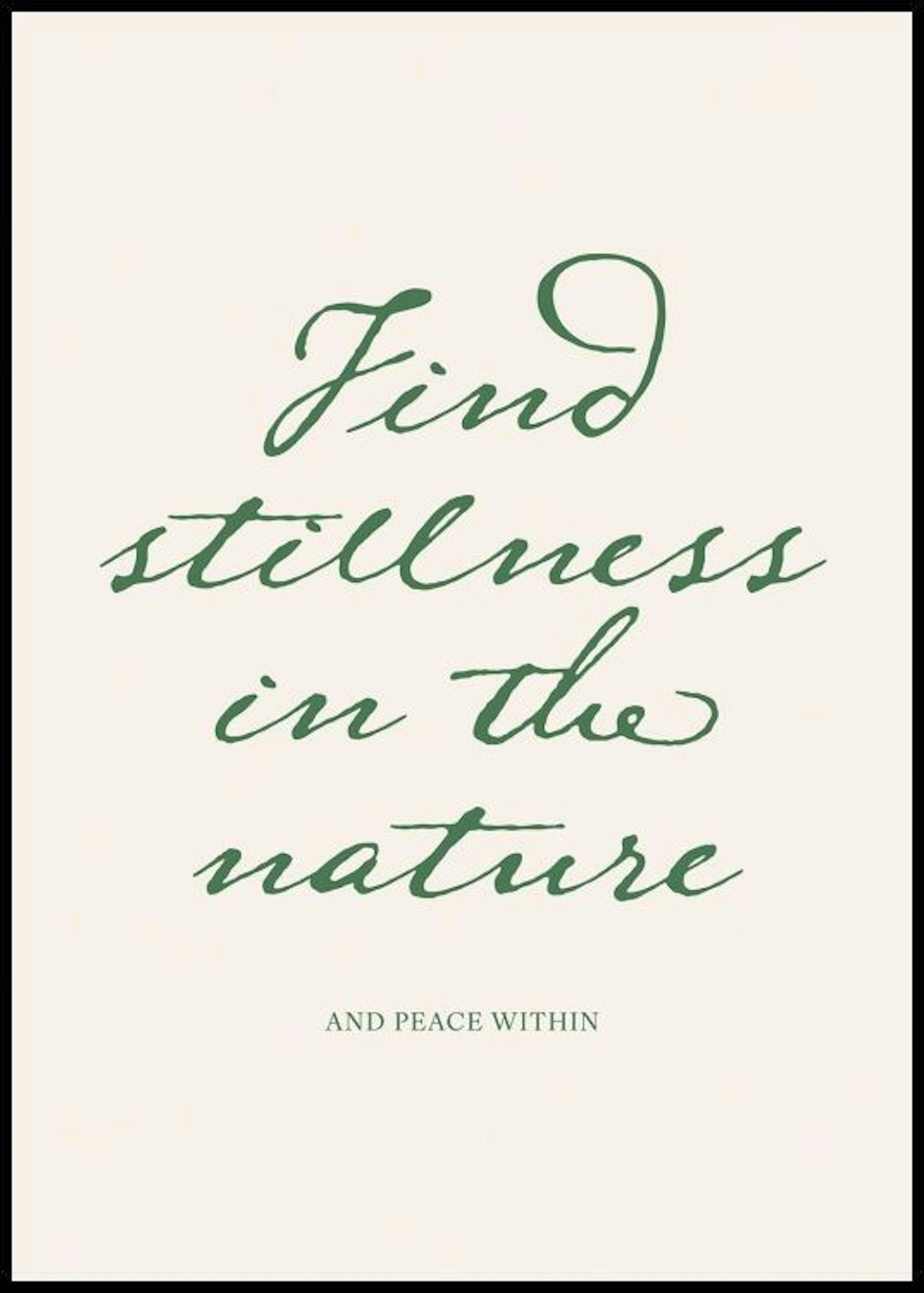 Find Stillness in Nature Poster thumbnail