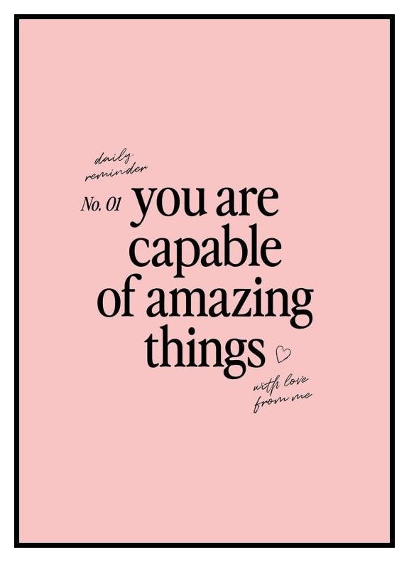 Amazing Things Poster (30x40 cm) - Poster Store