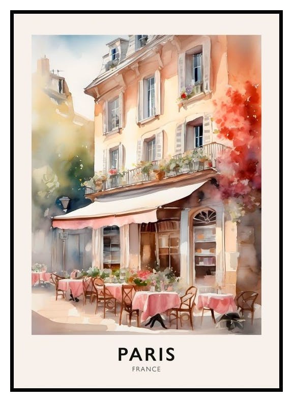 Paryskie marzenia Plakat (50x70 cm) - Poster Store