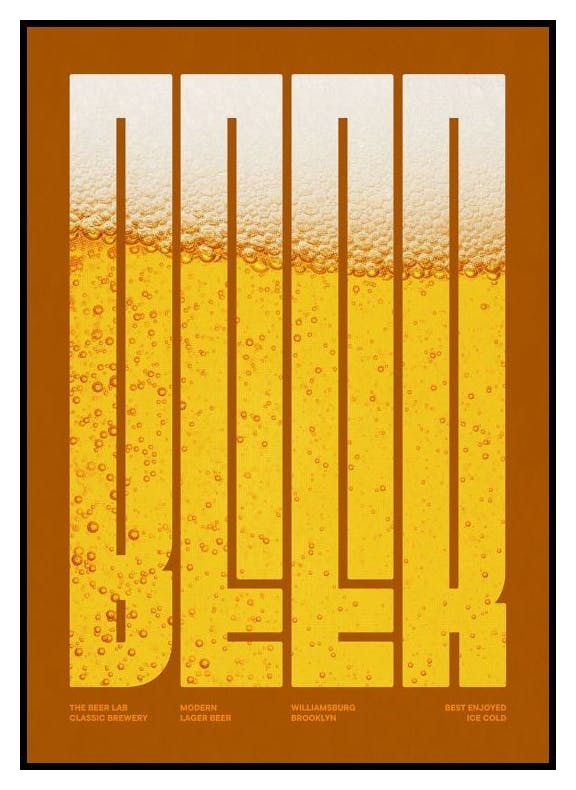 Öl Poster (50x70 cm) - Poster Store