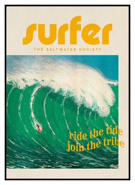 Surfer Poster (50x70 cm) - Poster Store