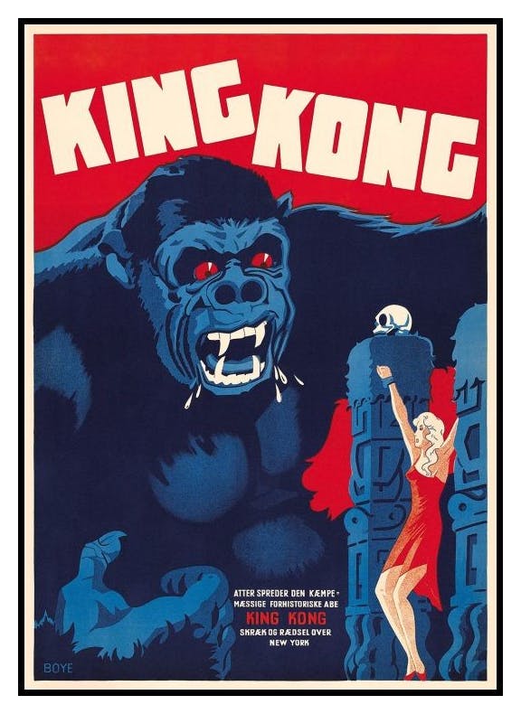 King Kong Plakat (50x70 cm) - Poster Store
