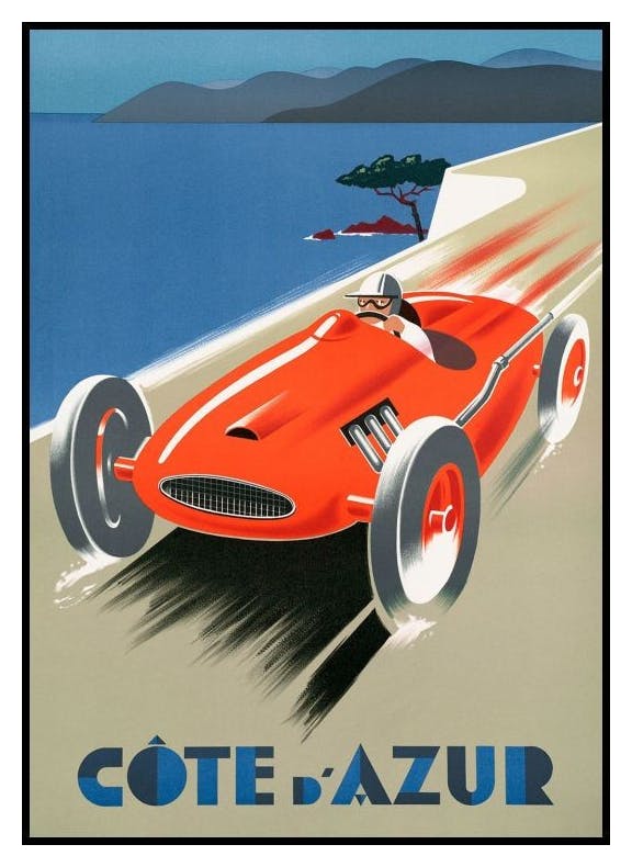 Lazurowe Wybrzeże Plakat (30x40 cm) - Poster Store
