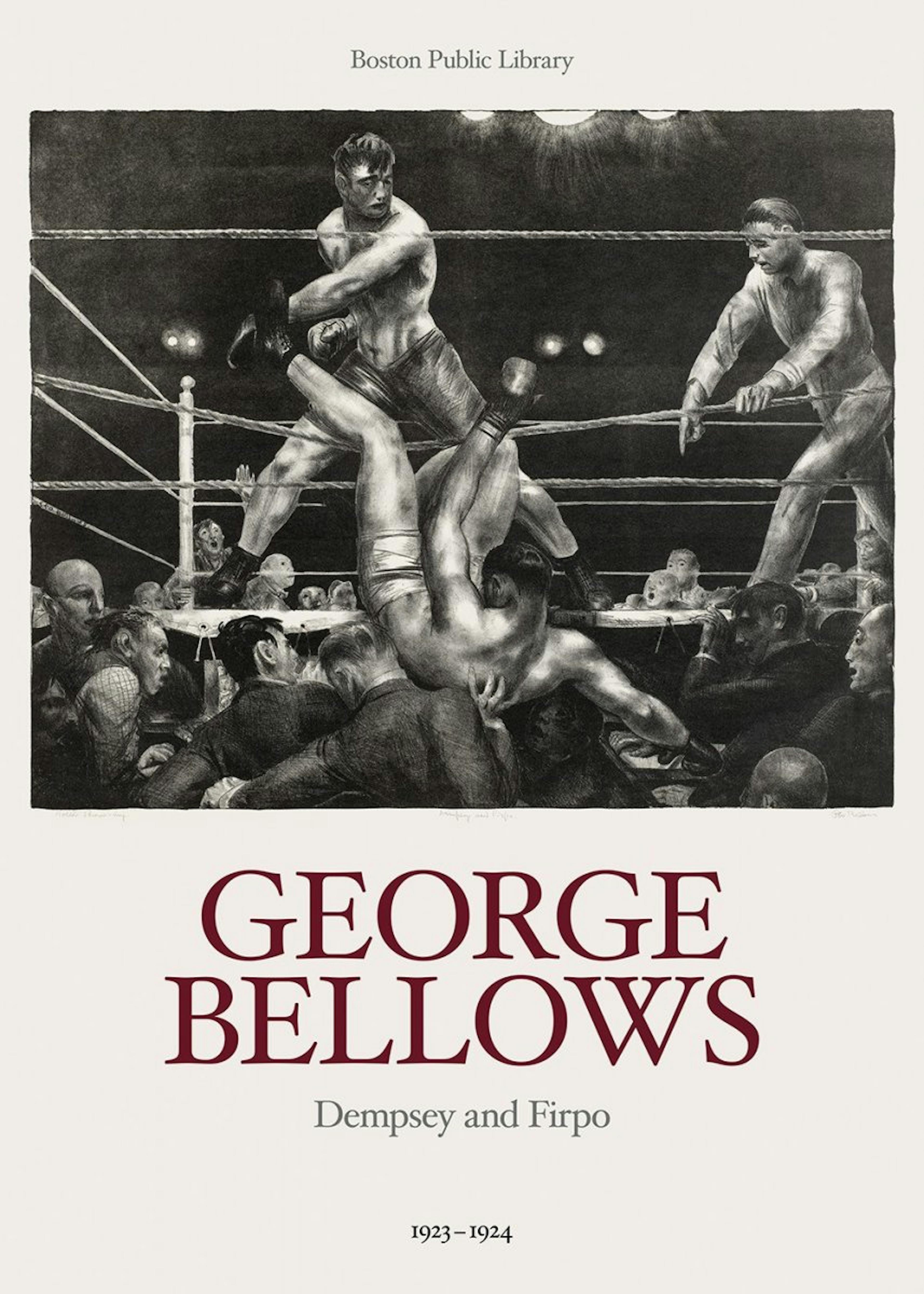 George Bellows - Dempsey and Firpo Poster 0