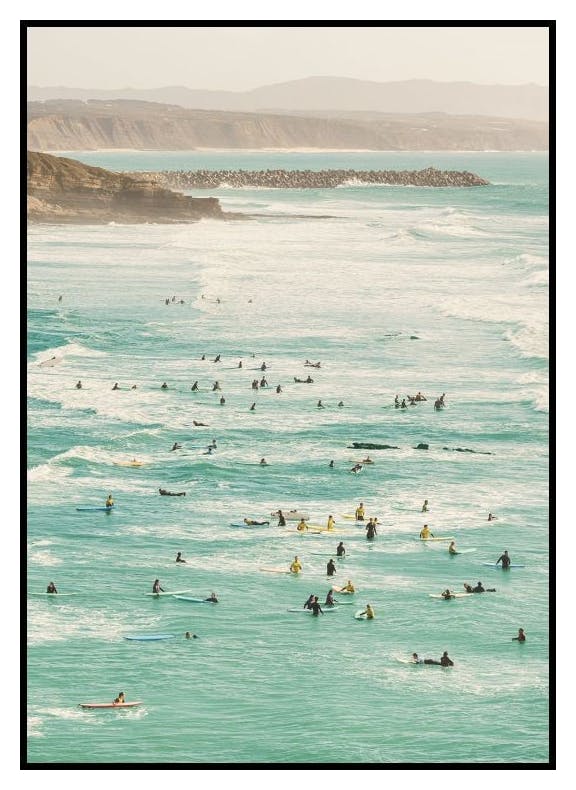Mare di Surfisti Poster (70x100 cm) - Poster Store