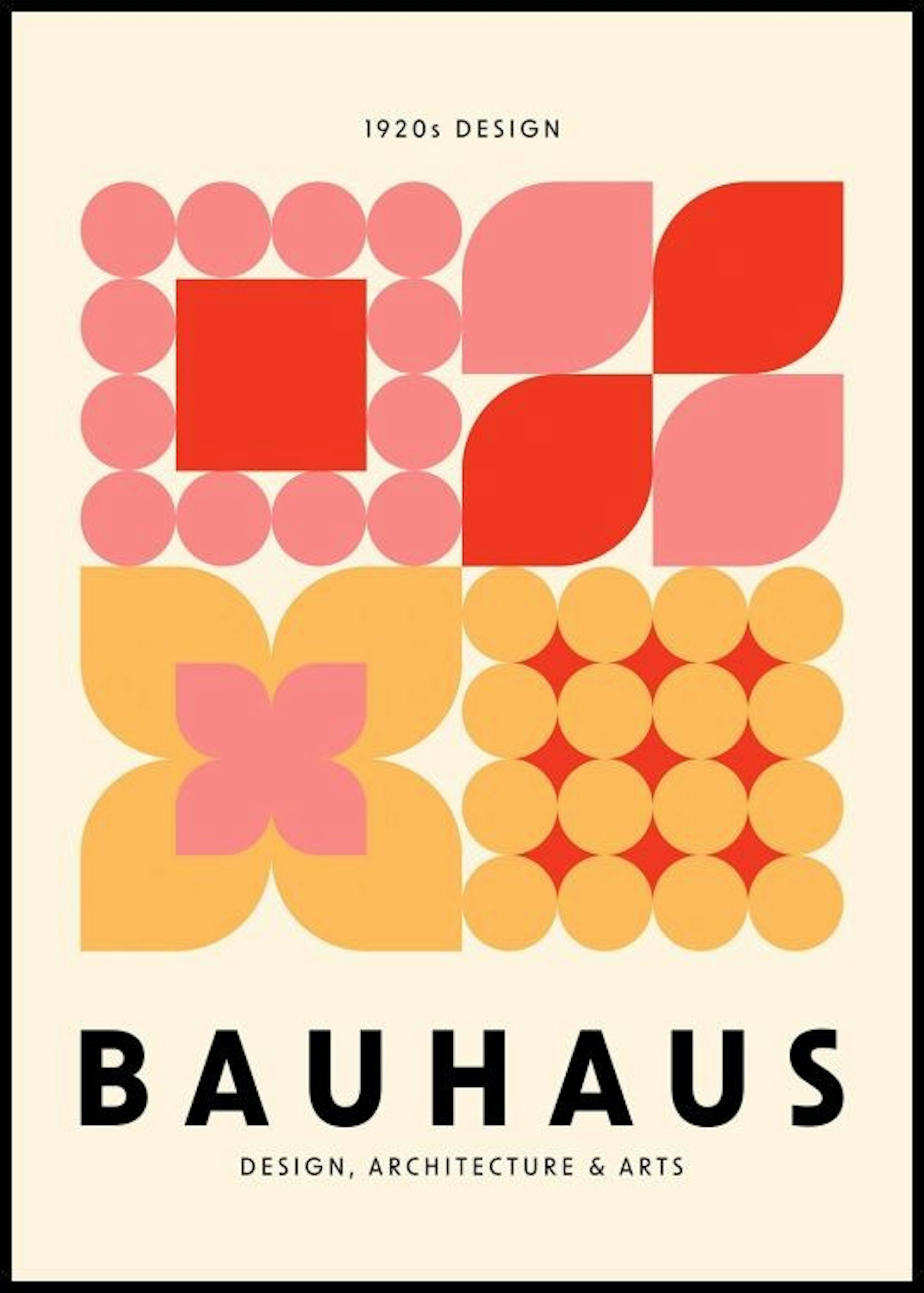 Gráfico Bauhaus Póster 0