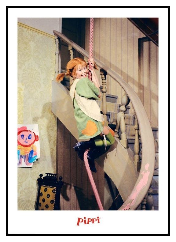 Fifi Brindacier Escalade Poster (50x70 cm) - Poster Store