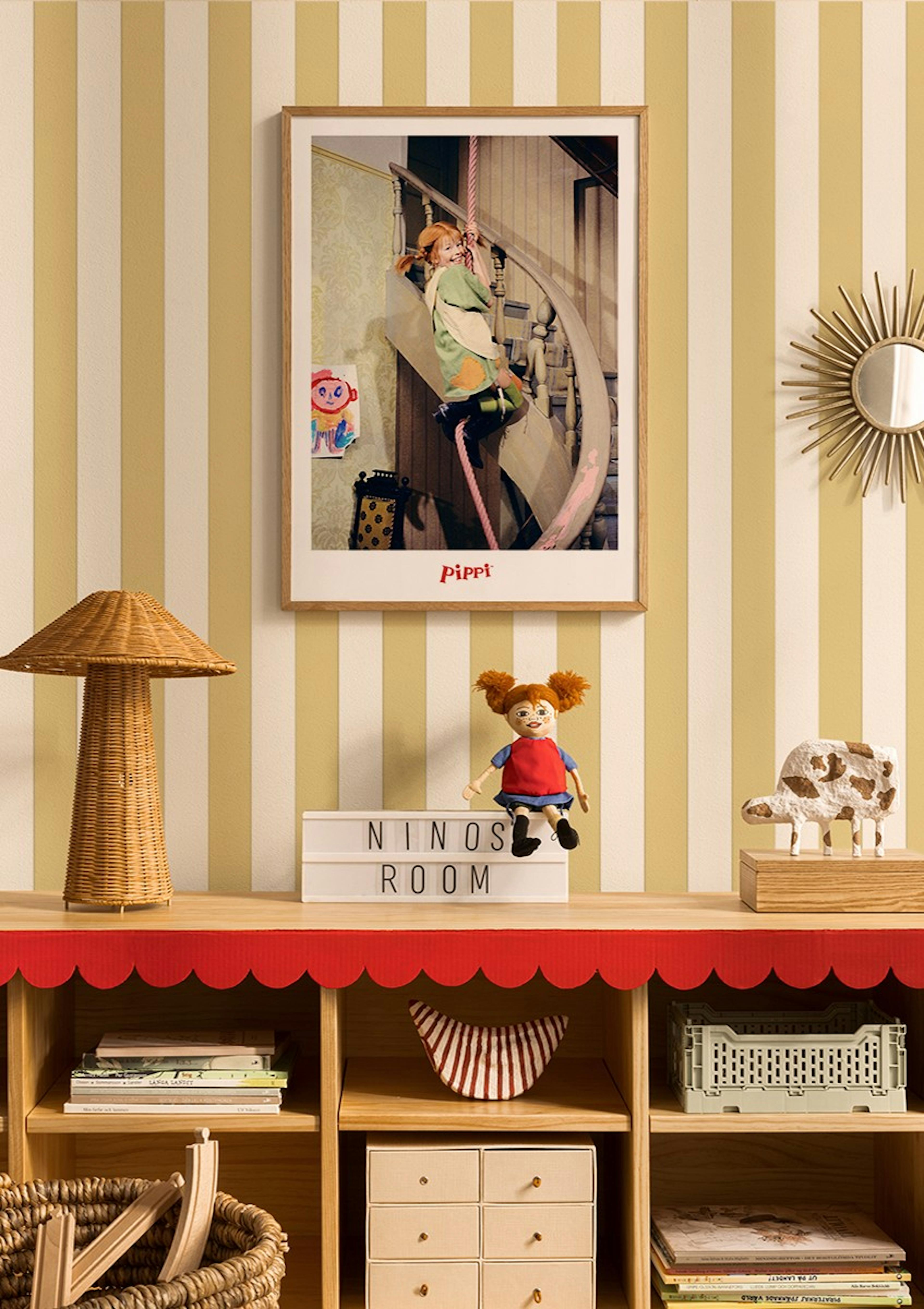 Pippi Longstocking Climbing Poster thumbnail