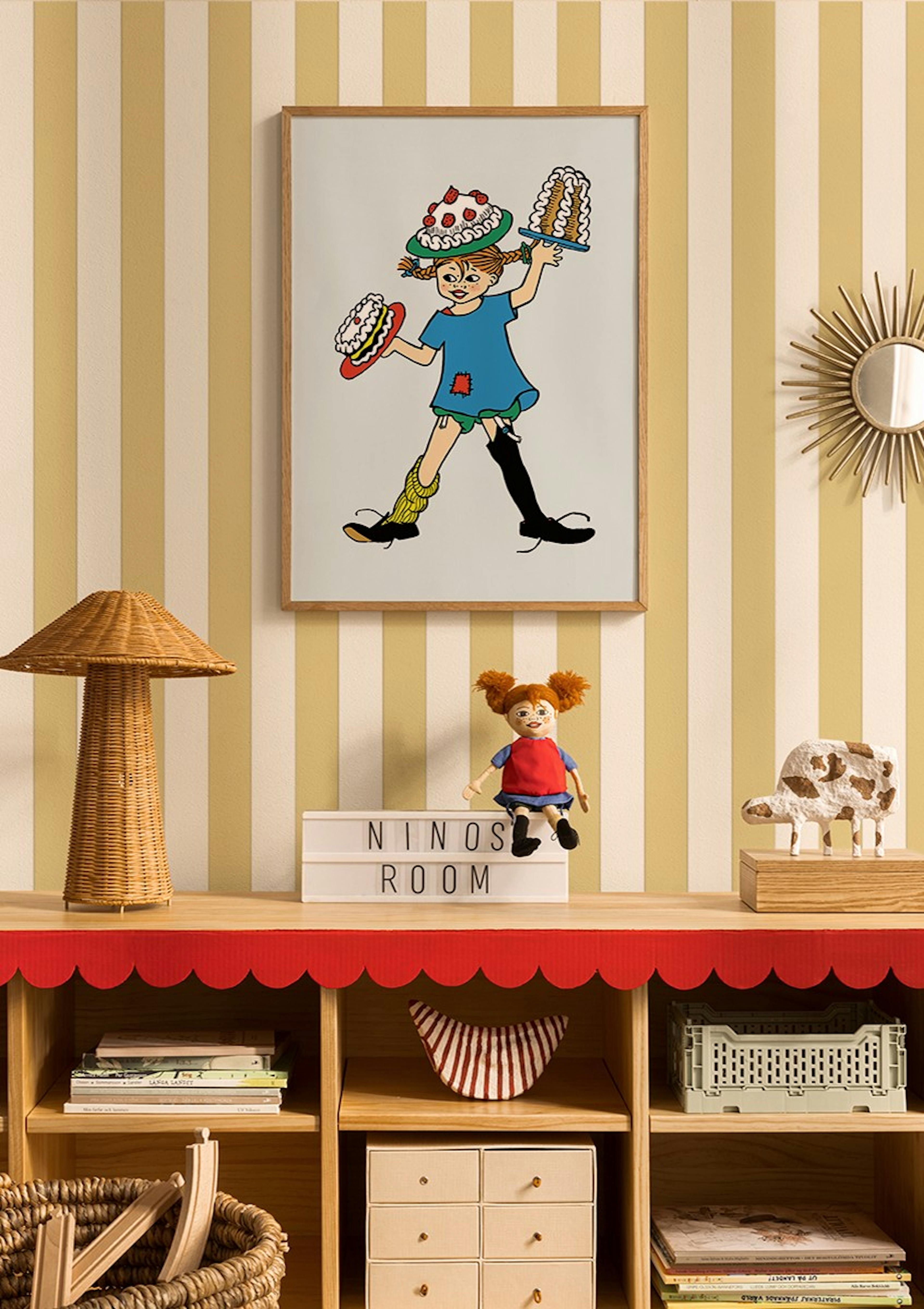Pippi Langstrømpe Feirer Plakat thumbnail