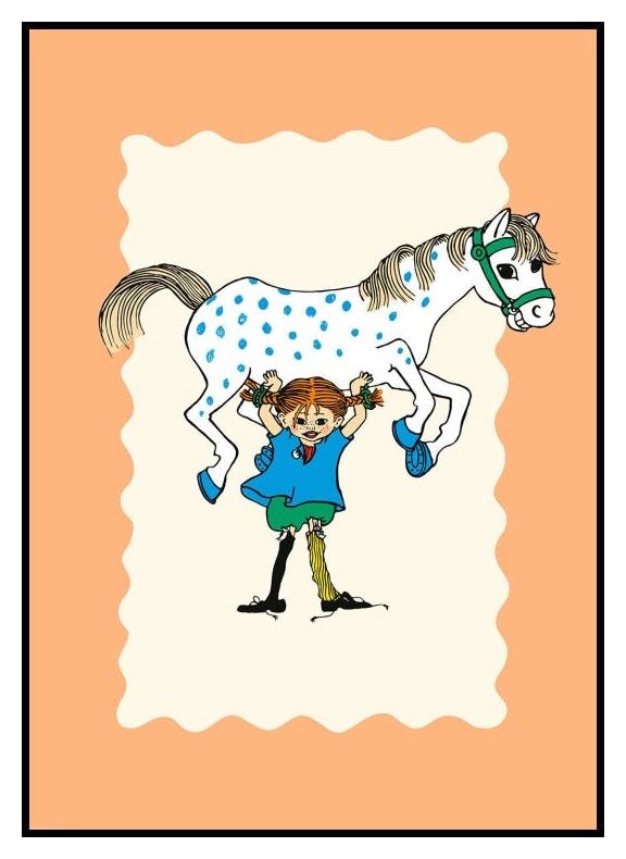 Pippi Calzelunghe e il Cavallo Poster (50x70 cm) - Poster Store