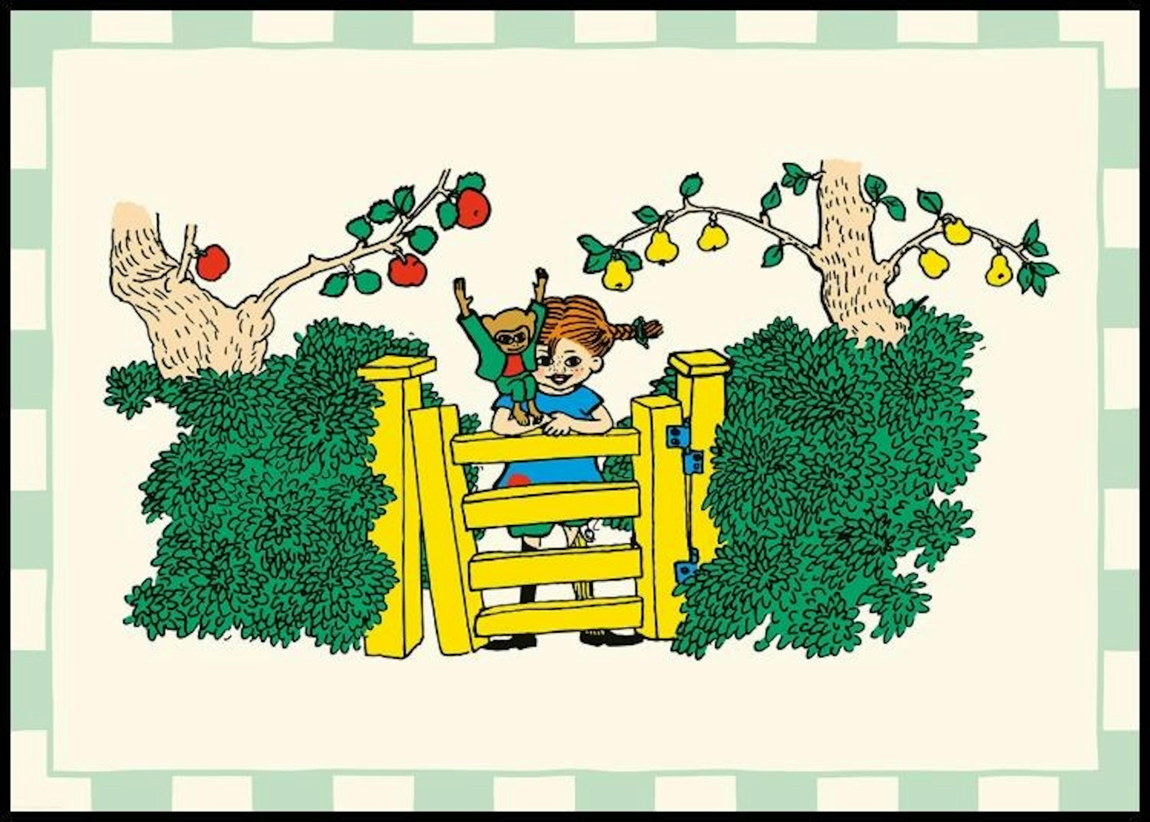 Fifi Brindacier dans le Jardin Poster 0