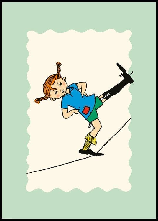 Pippi Calzaslargas Equilibrista Póster 0