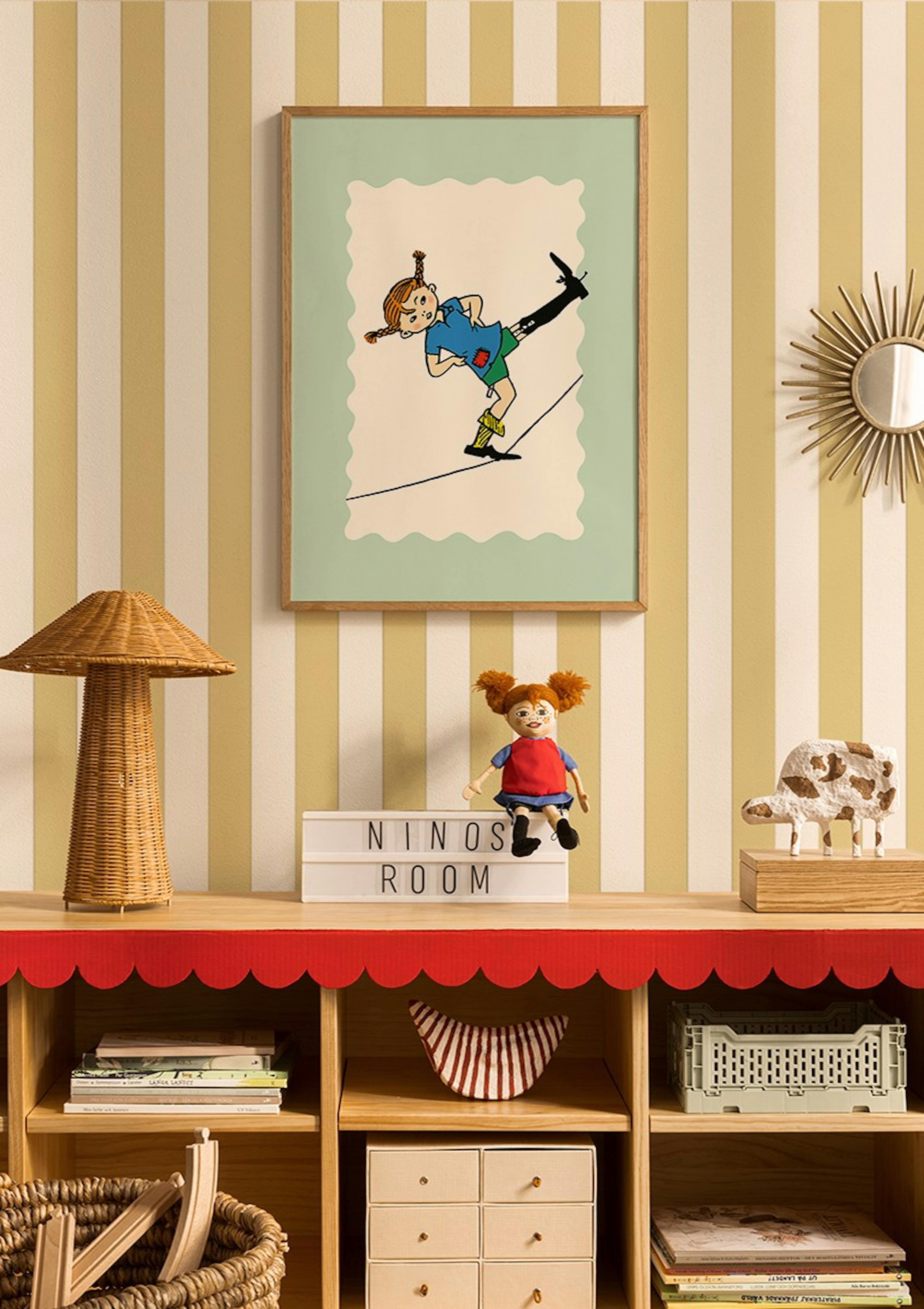 Pippi Longstocking Balancing Poster thumbnail