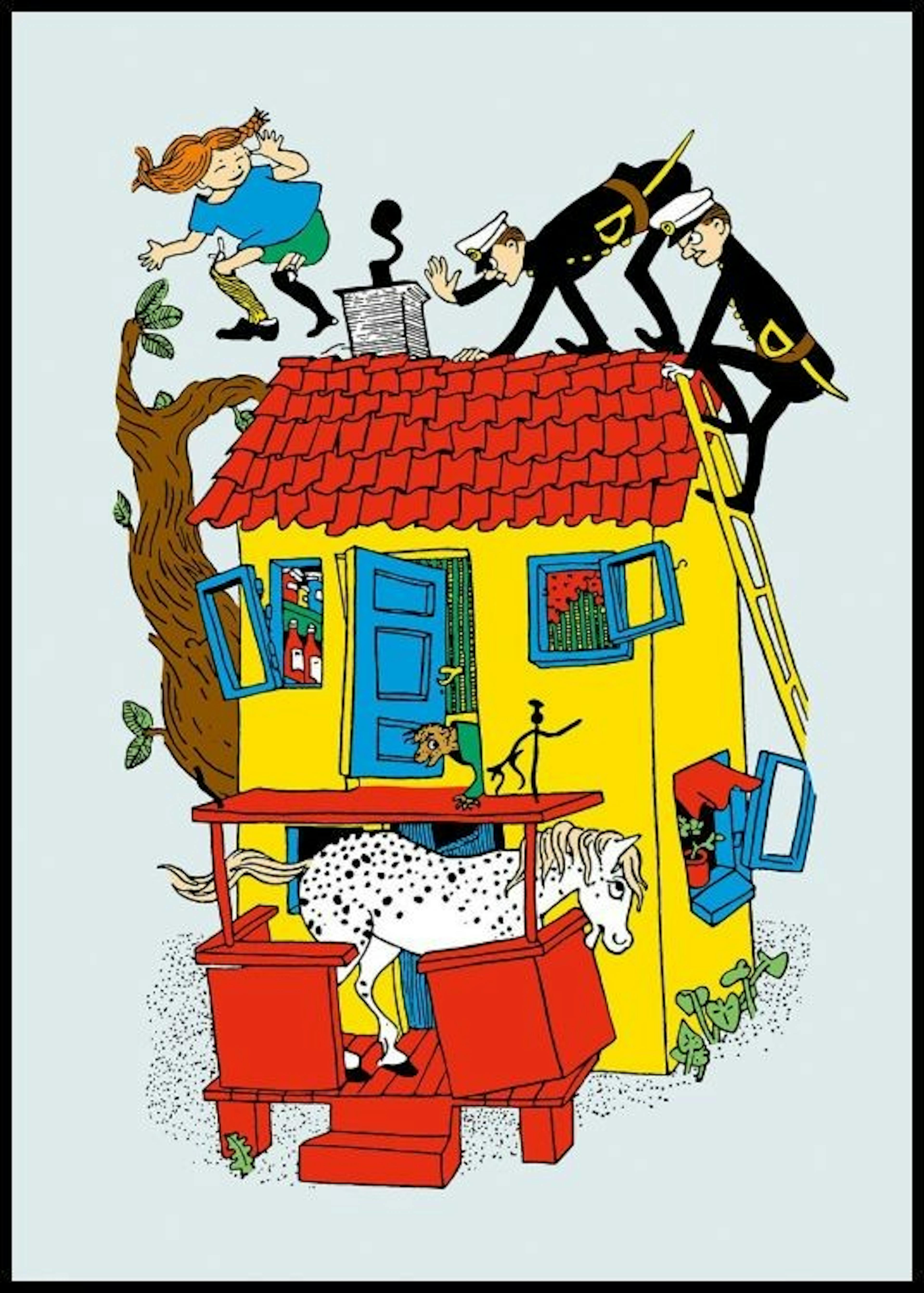 Fifi Brindacier et les Policiers Poster 0