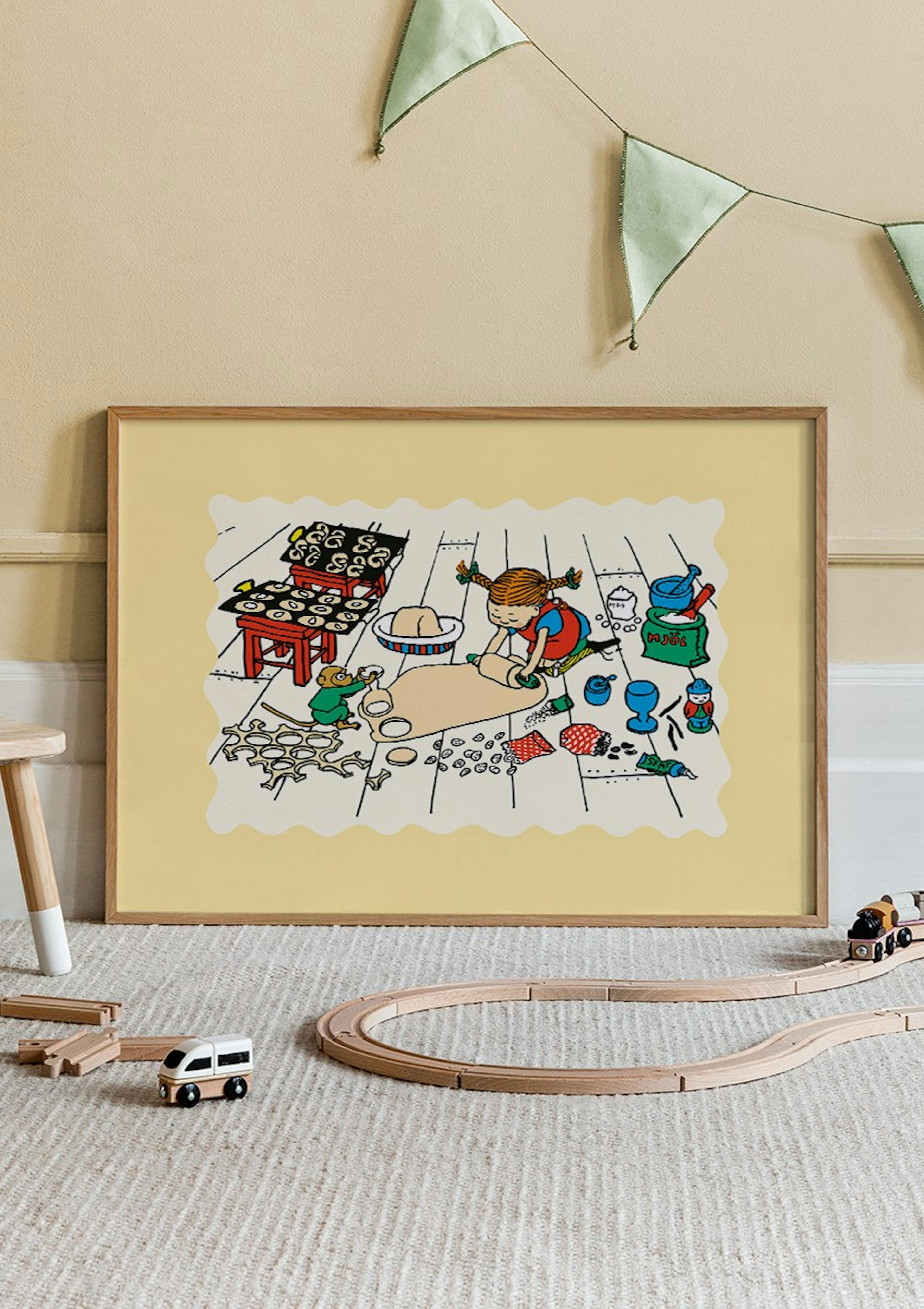 Pippi Langstrømpe Baker Plakat thumbnail