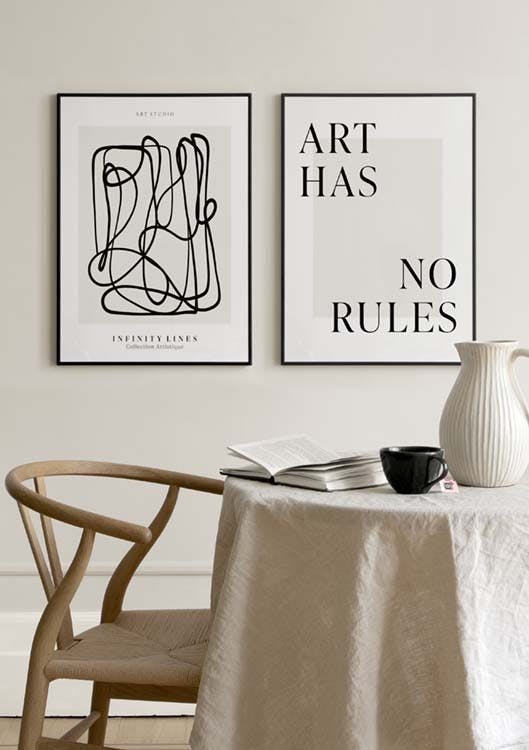 Kunst Plakat pakker (50x70 cm) - Poster Store