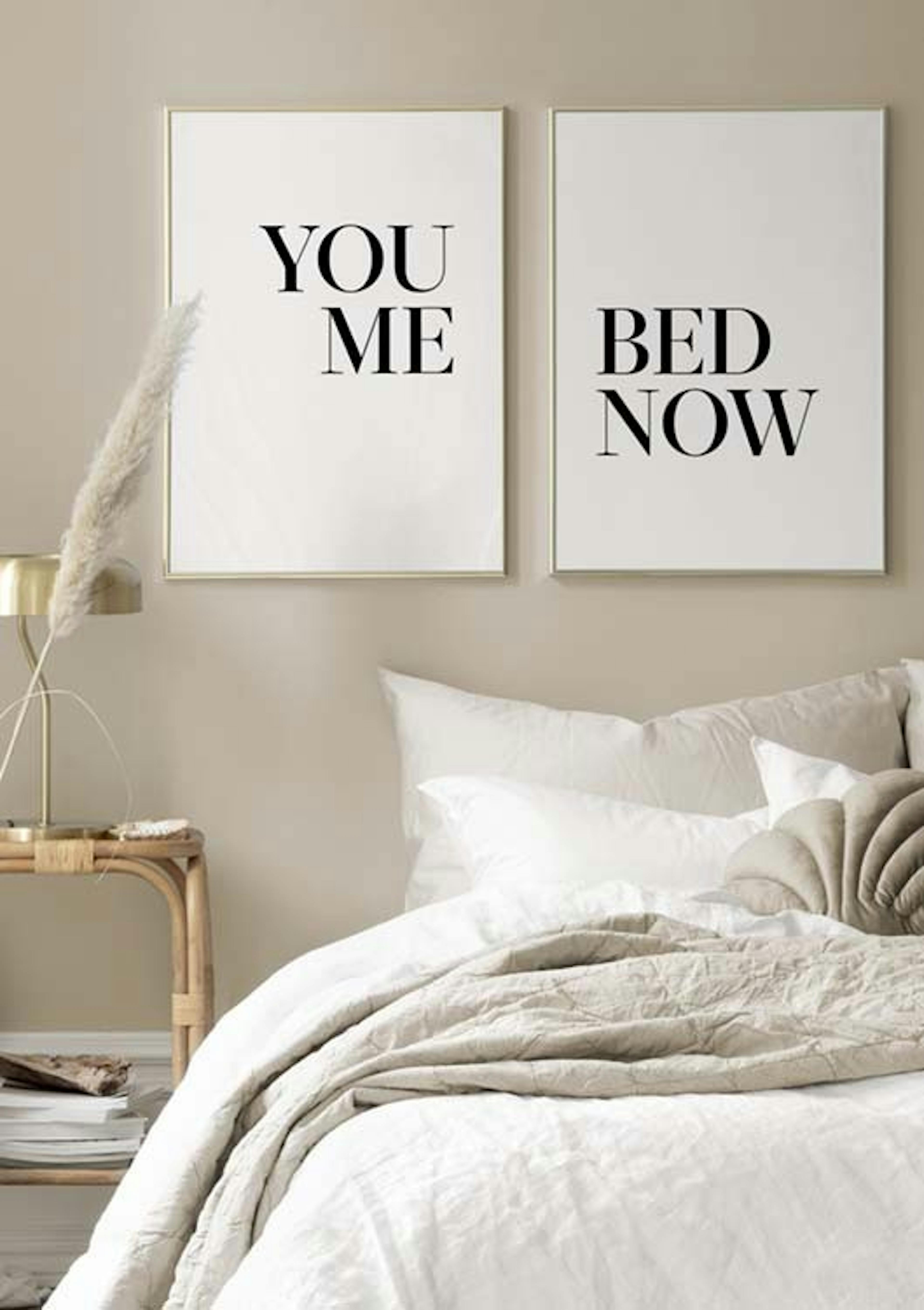 Camera di letto in coppia pacchetto di poster thumbnail