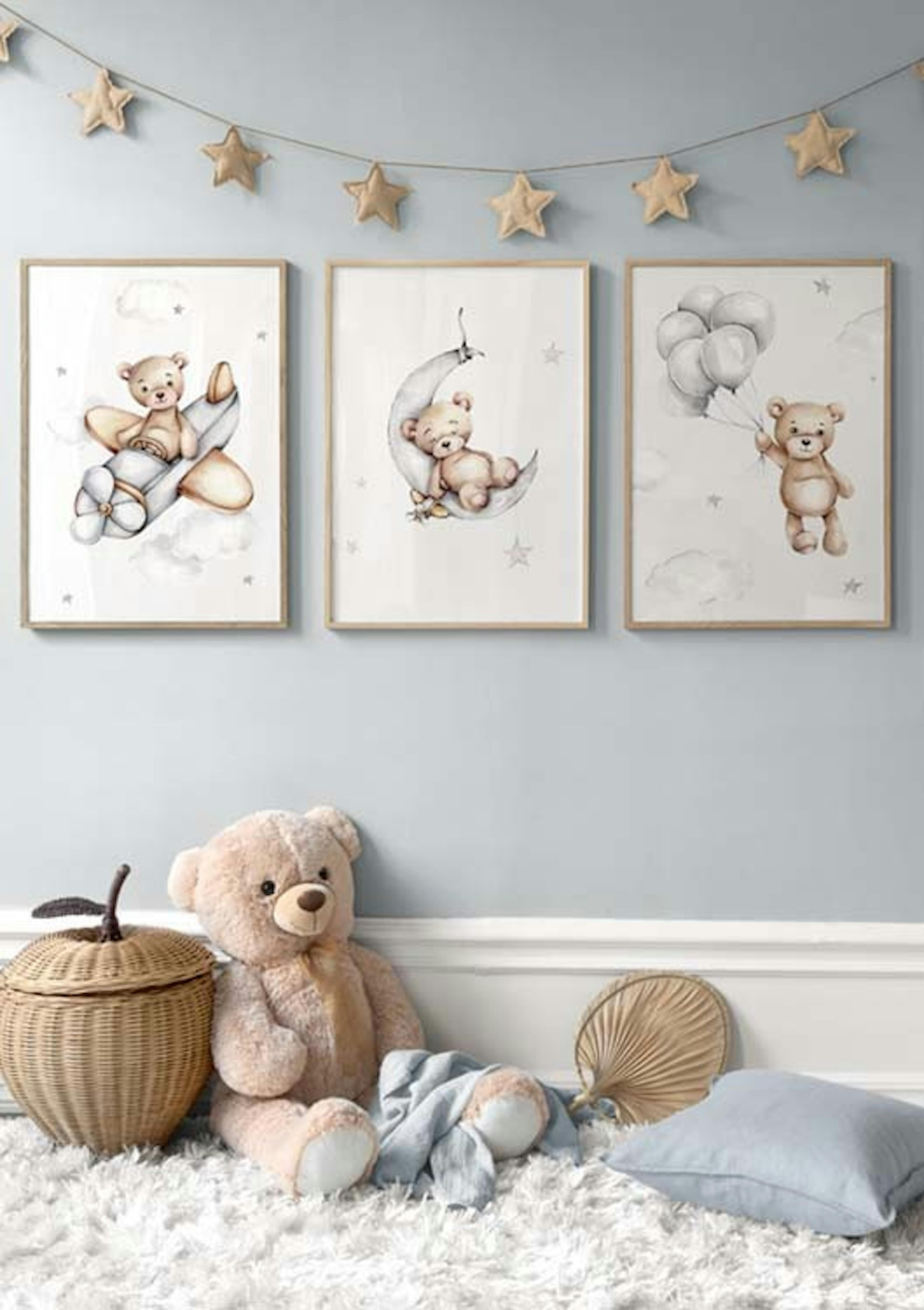Kinder Teddybären Postersets thumbnail