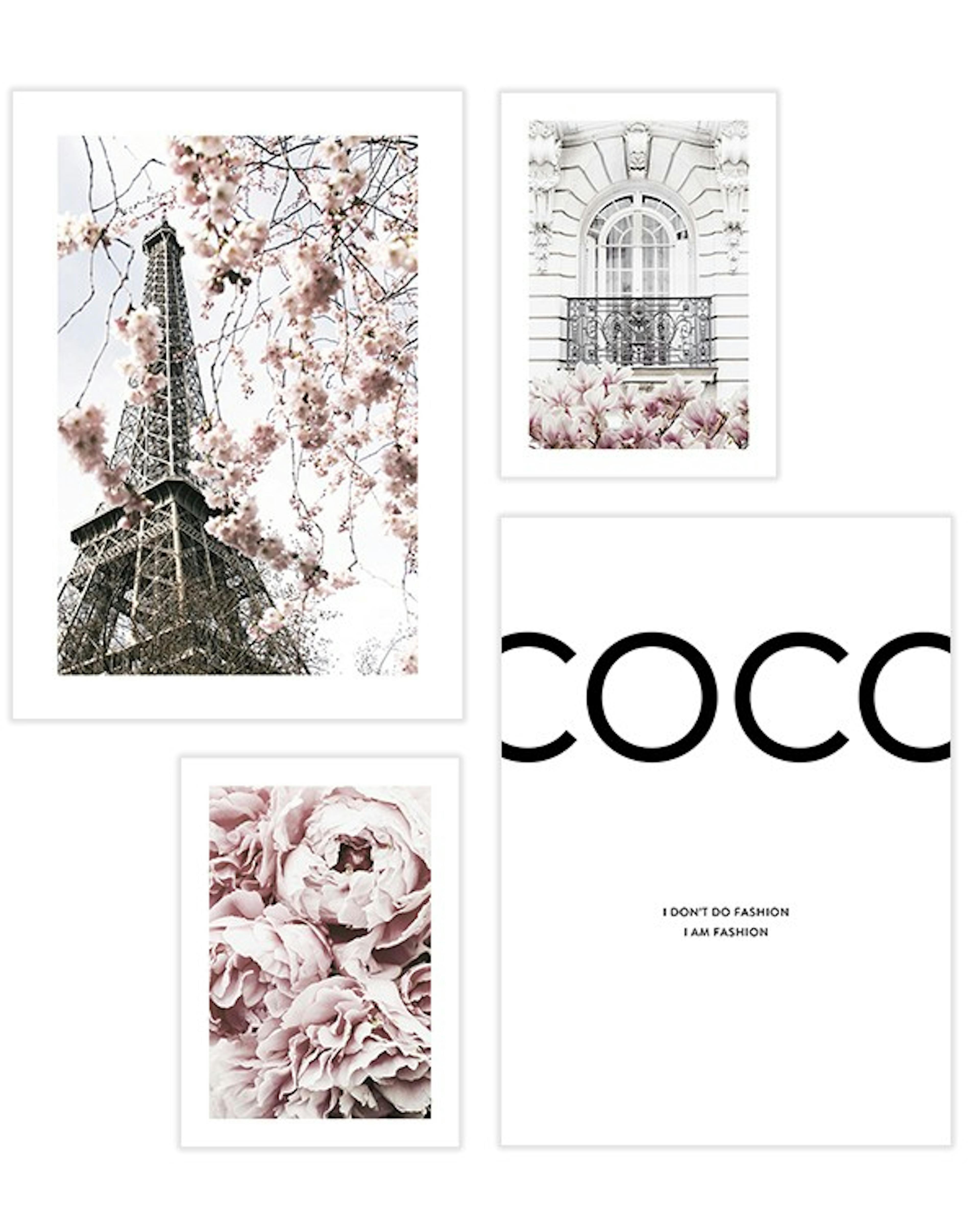 Pink Paris Paquetes de pósters thumbnail