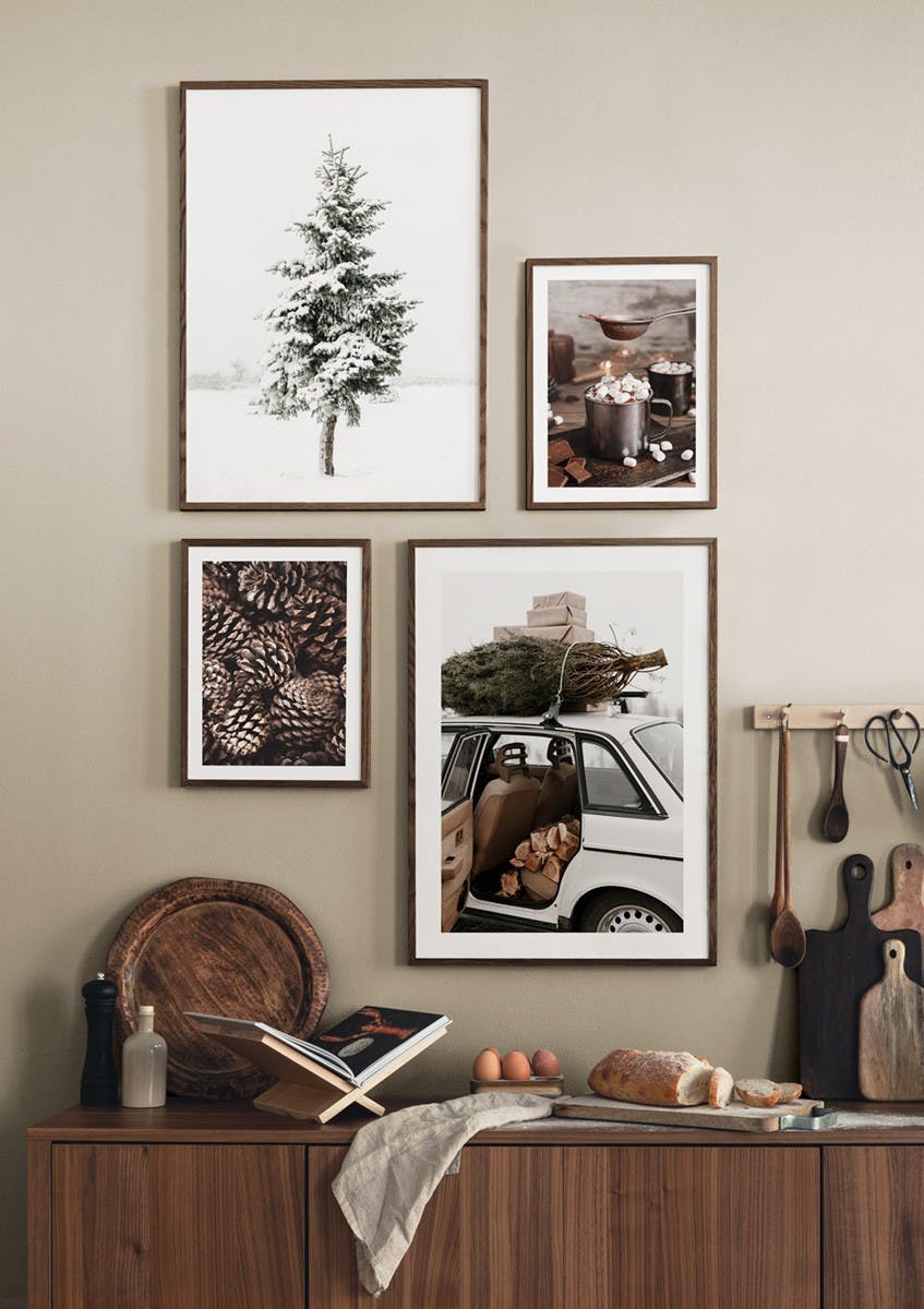 Gezellige winter Postersets (ONE SIZE) - Poster Store