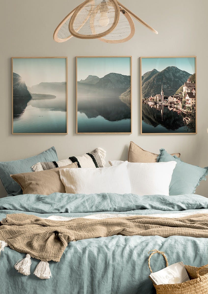 Wschód słońca w Alpach Zestaw plakatów (ONE SIZE) - Poster Store
