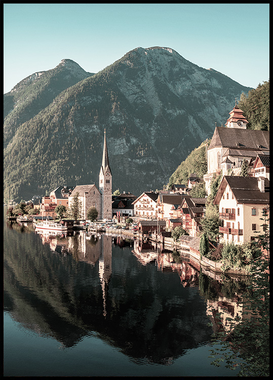 Alpen Sonnenaufgang Trio – Landschaft Posterset