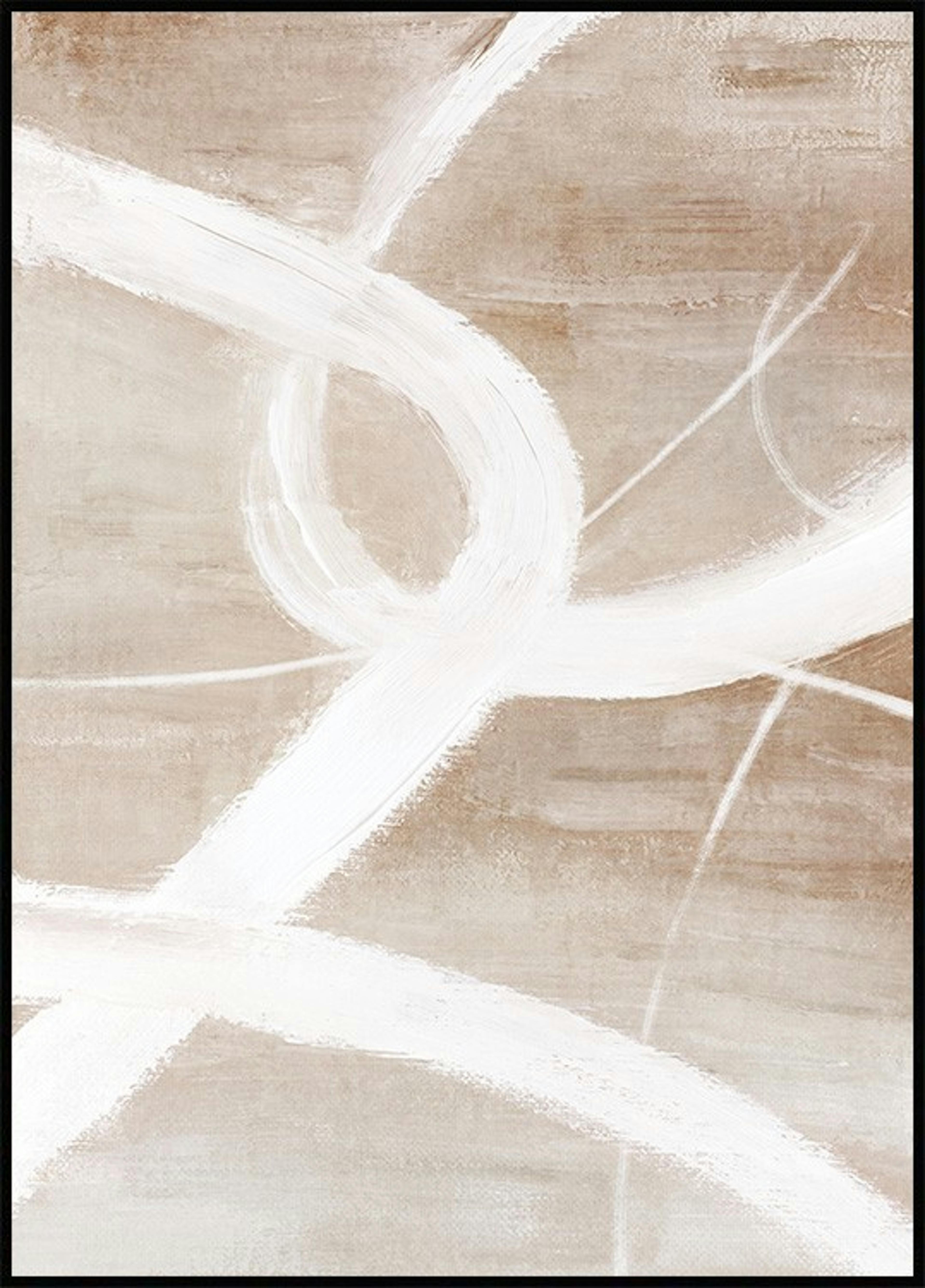 Abstract Beige pacchetto di poster thumbnail