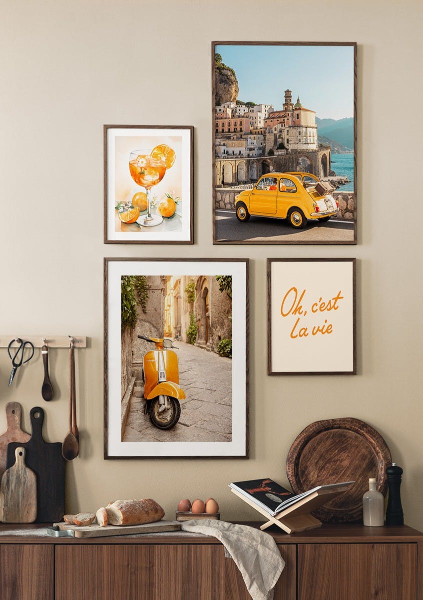 Amalfi Vibes Kollektion Poster Set (ONE SIZE) - Poster Store